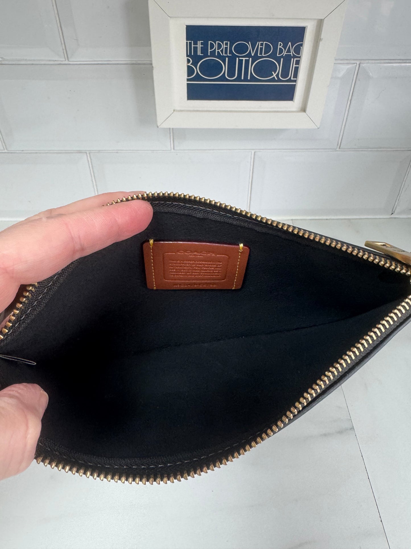 Coach Wristlet - Black