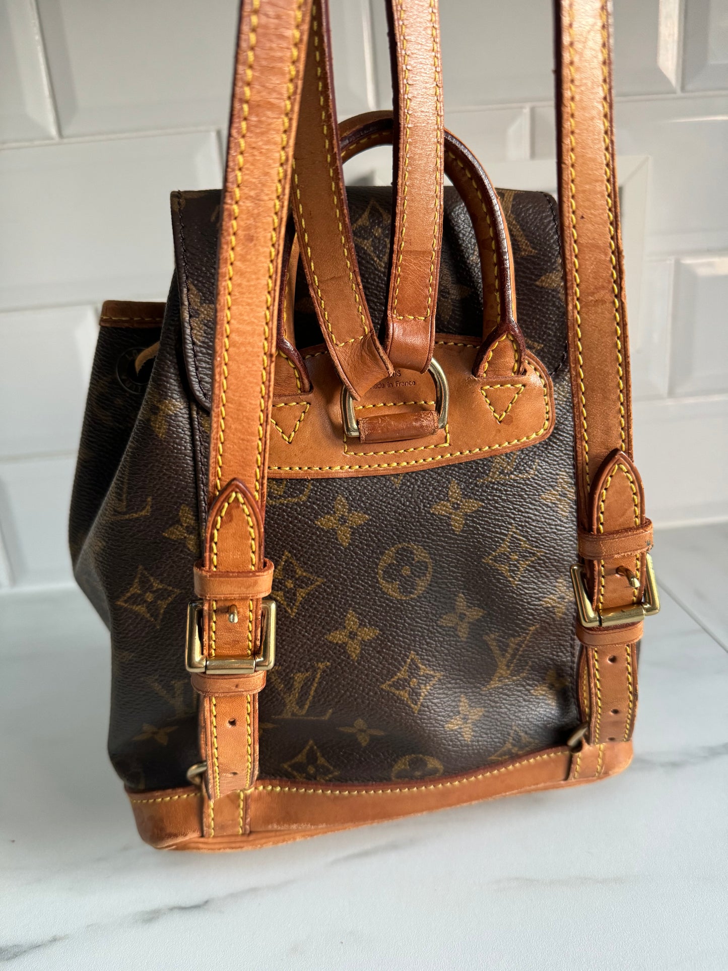 Louis Vuitton Vintage Montsouris Mini Backpack - Monogram