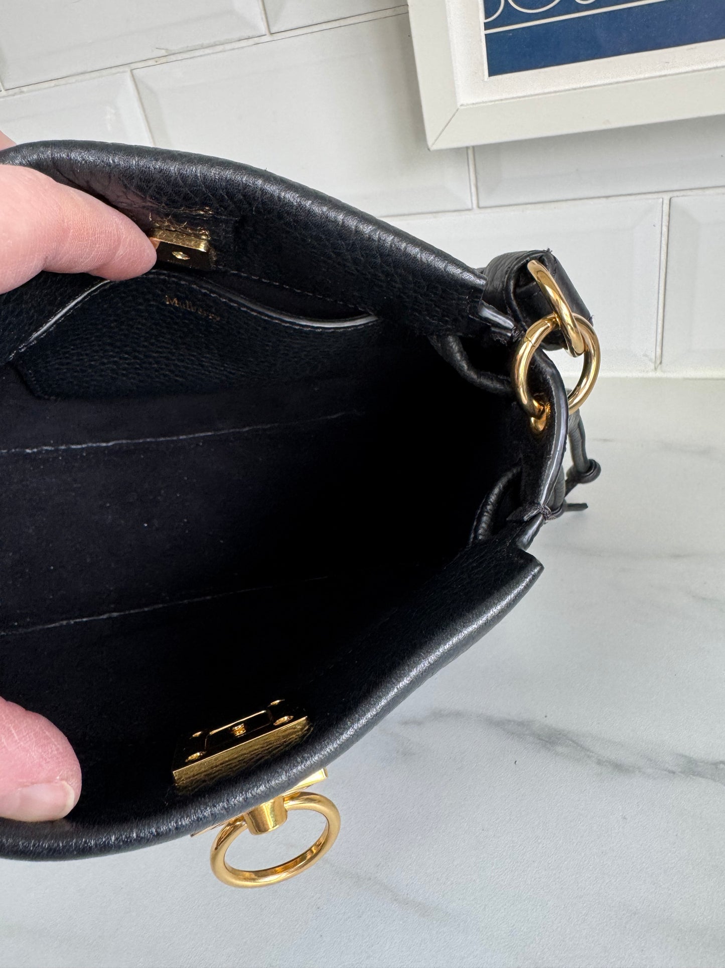 Mulberry Mini Iris Hobo - Black