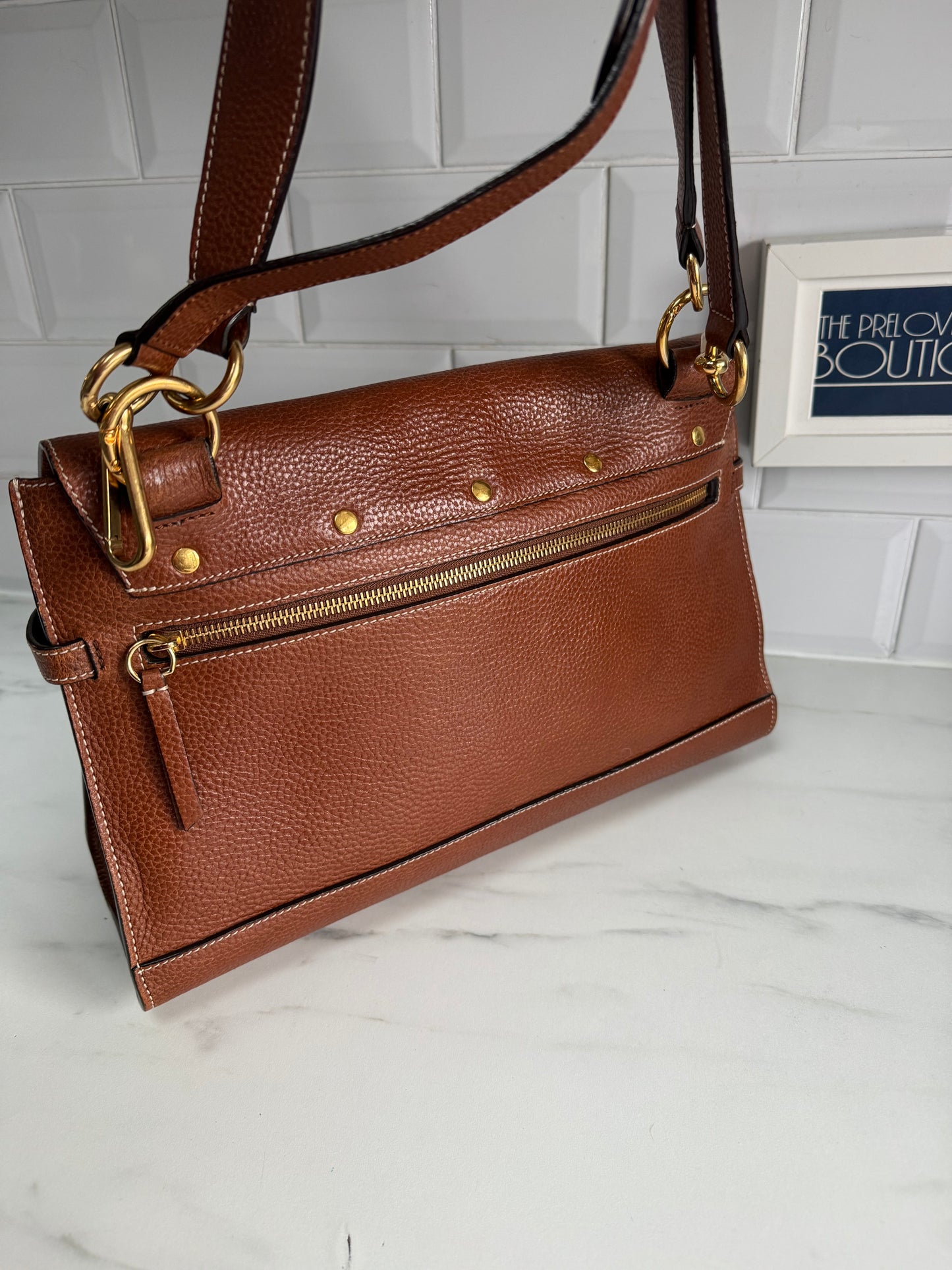 Mulberry Chiltern Satchel - Oak