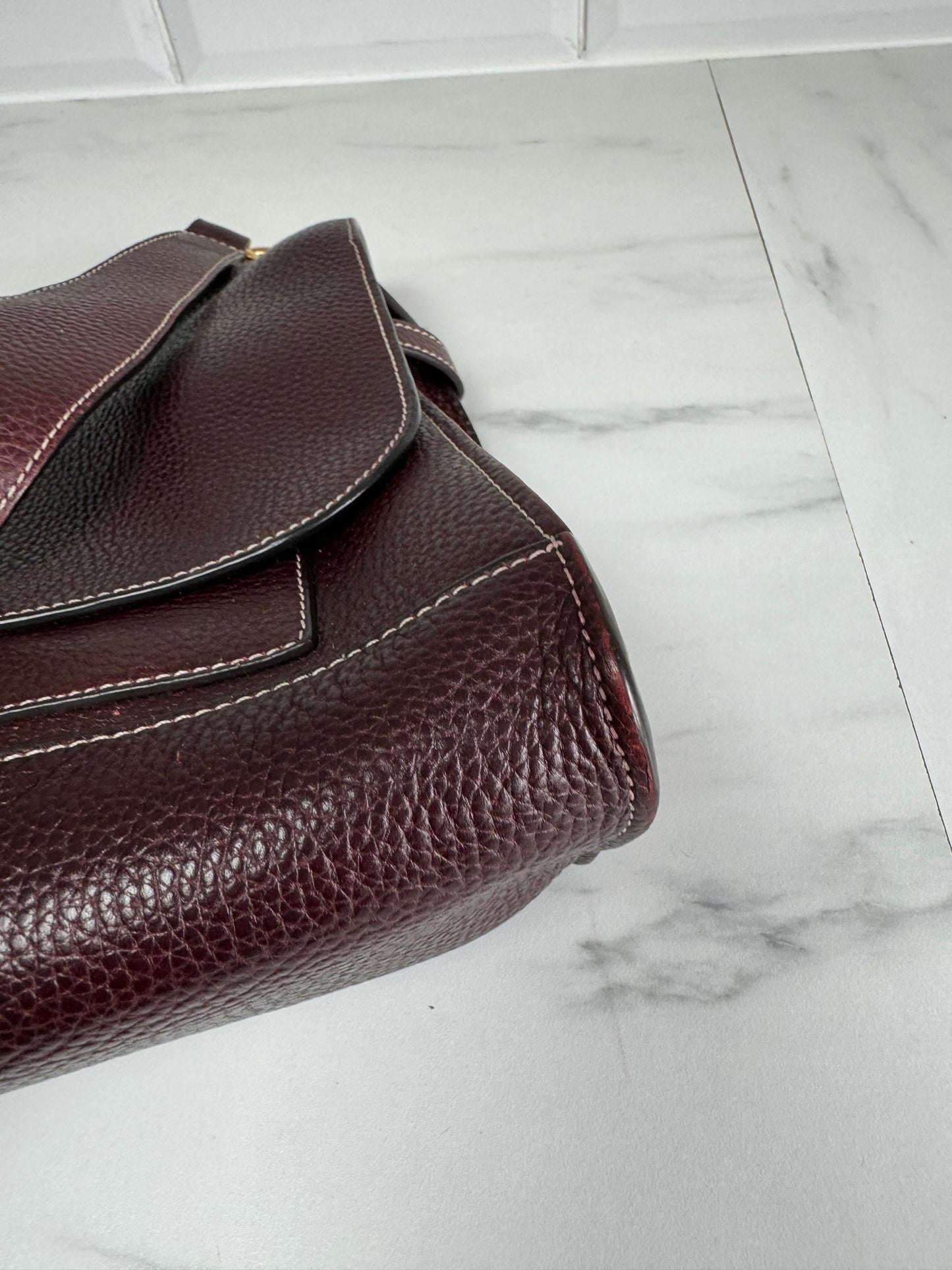 Mulberry Chiltern Satchel - Oxblood