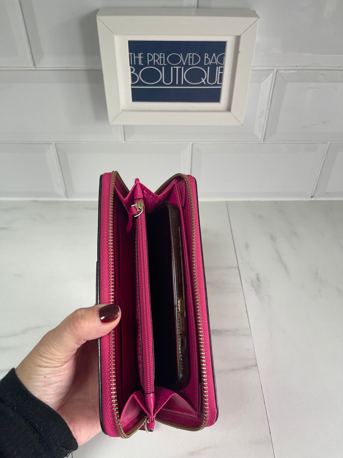 Kate Spade Long Zip Around wallet - Pink