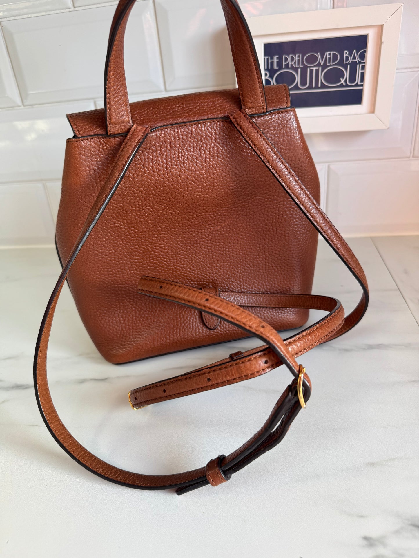 Mulberry Mini Bayswater Backpack - Oak