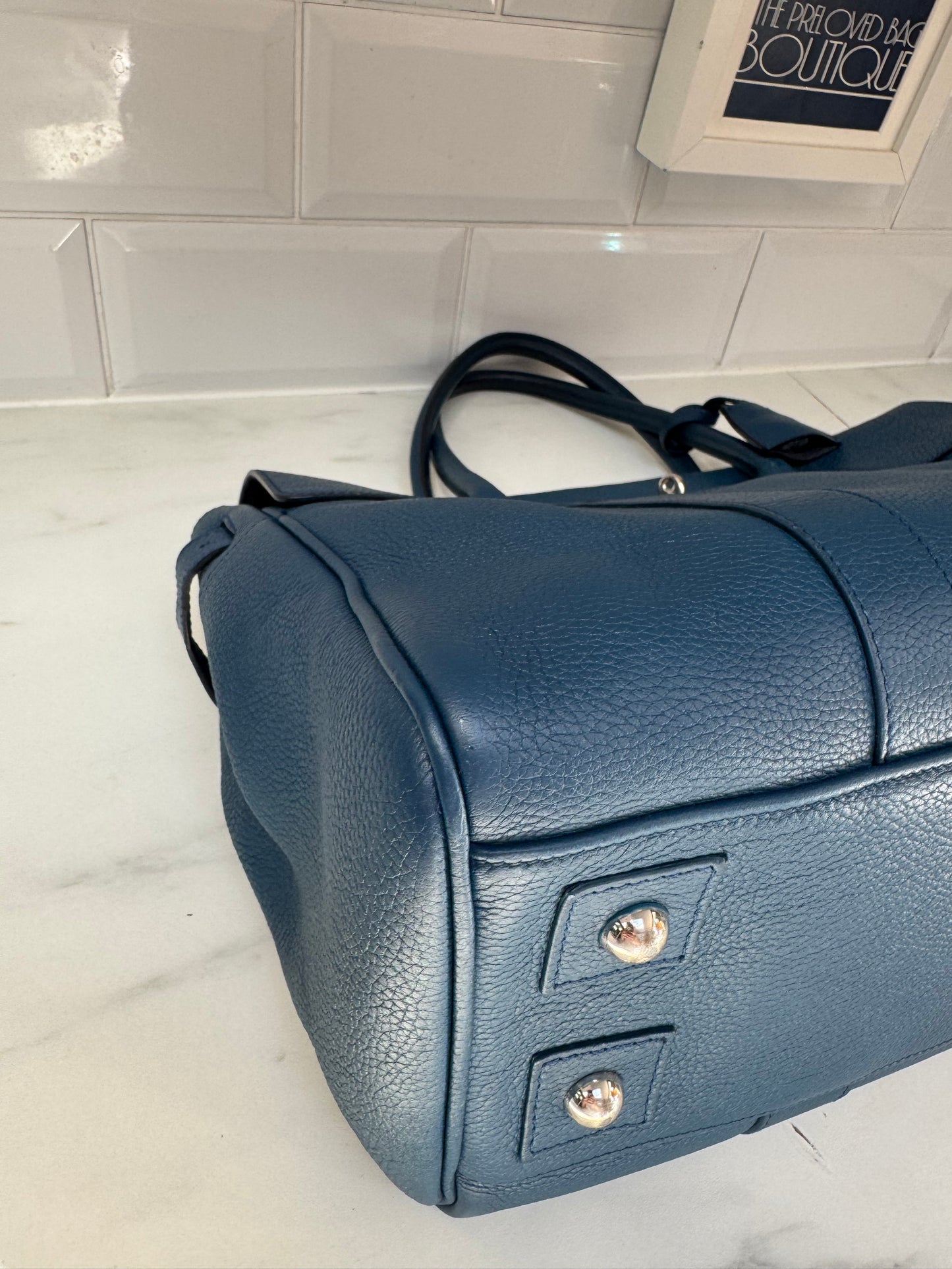 Mulberry Heritage Bayswater & Liner - Dark Blue