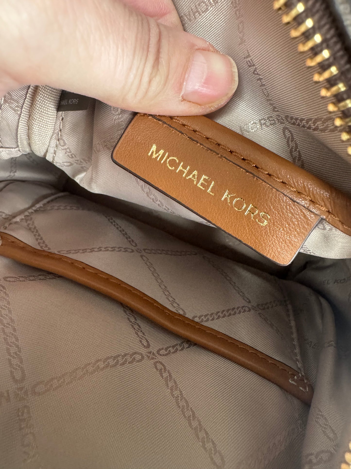 Michael Kors Rhea Mini Backpack - Brown