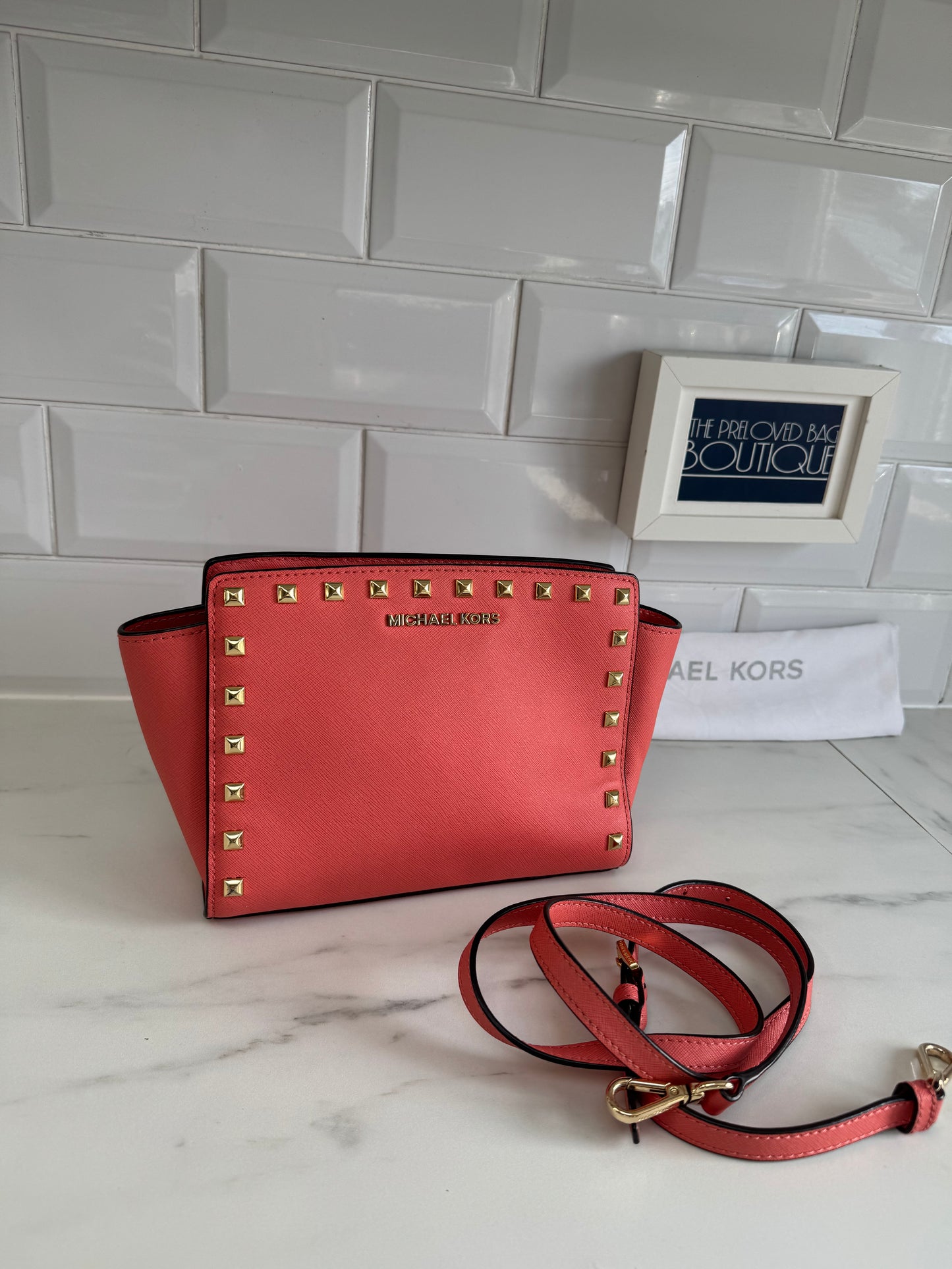 Michael Kors Selma Bag - Coral