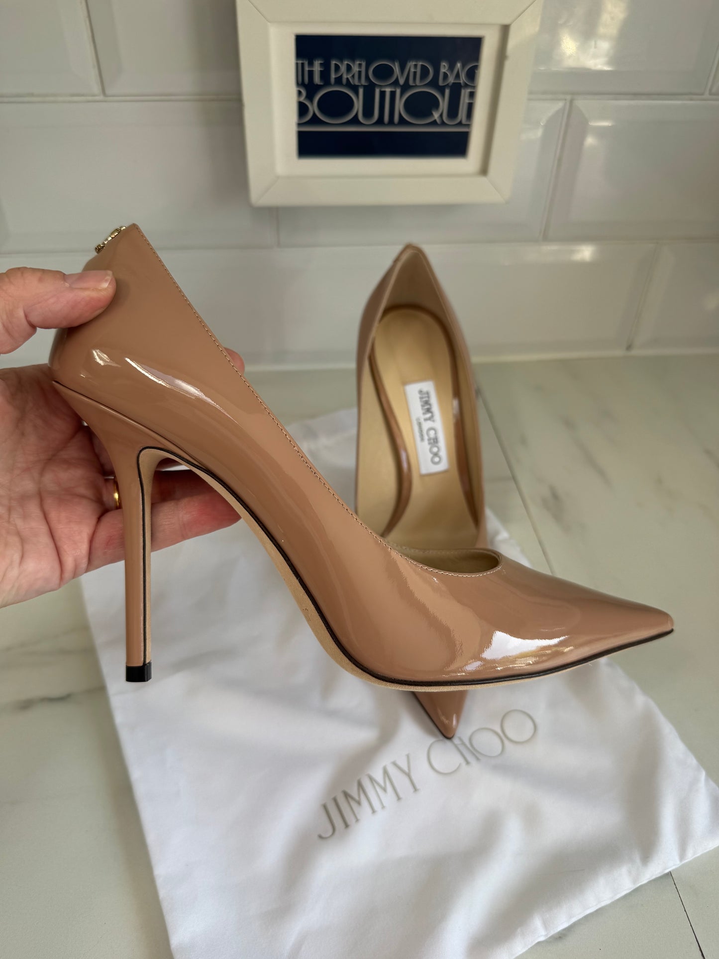 Jimmy Choo Love 100  Heels - Ballet Pink