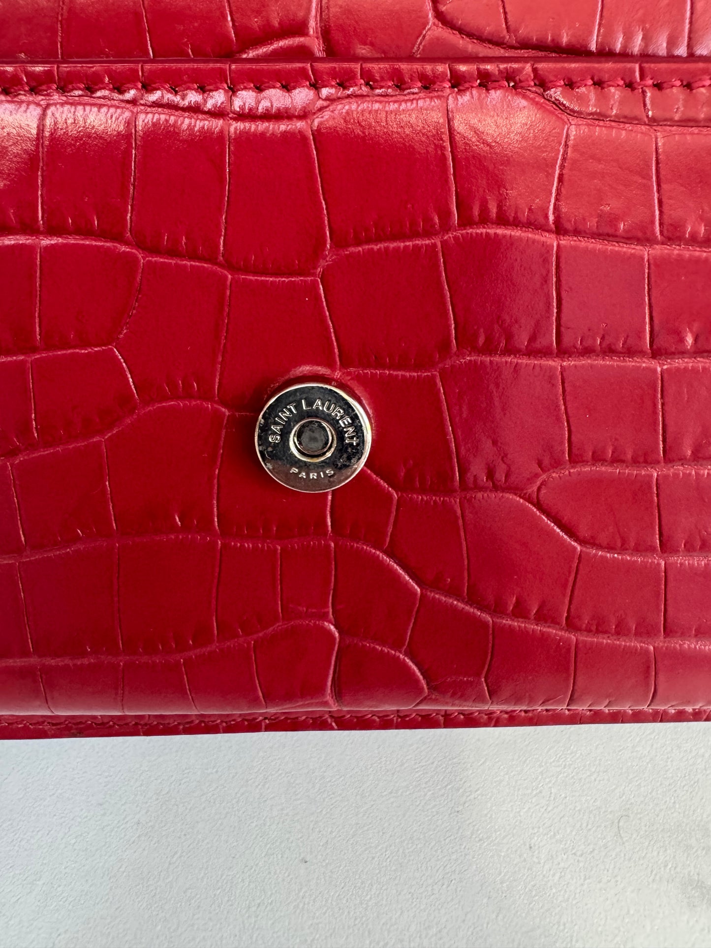 Saint Laurent Mini Sunset - Red