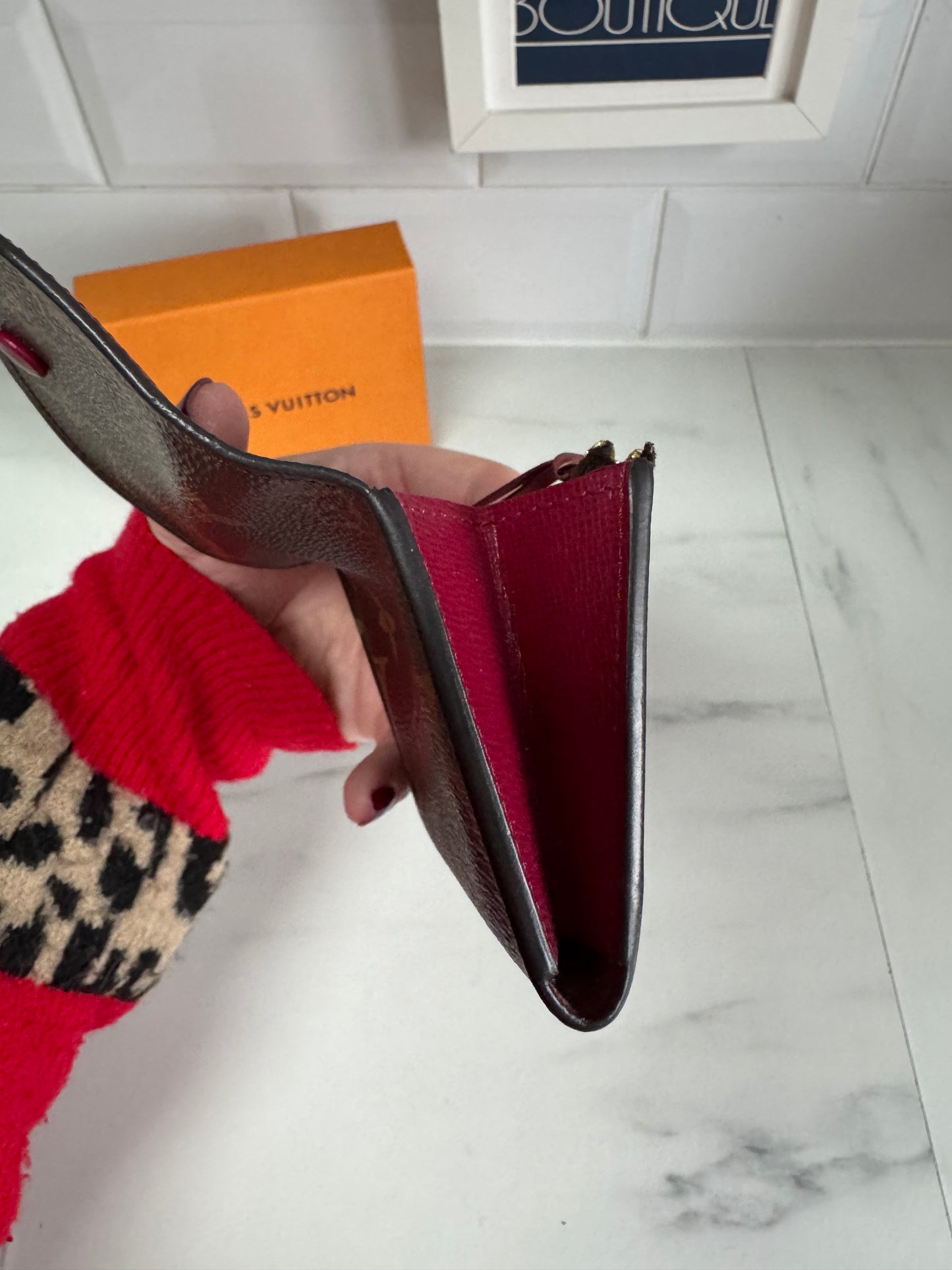 Louis  Vuitton Rosalie Coin Purse - Monogram Brown and Pink