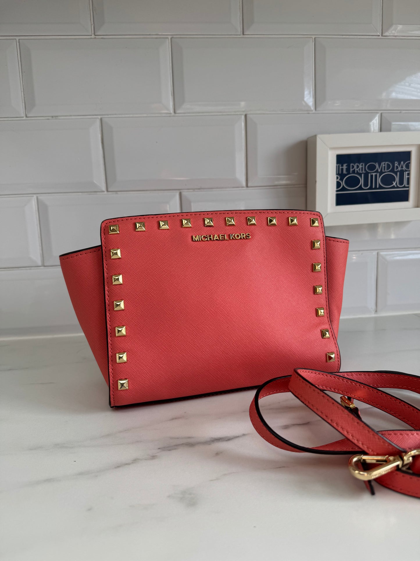 Michael Kors Selma Bag - Coral