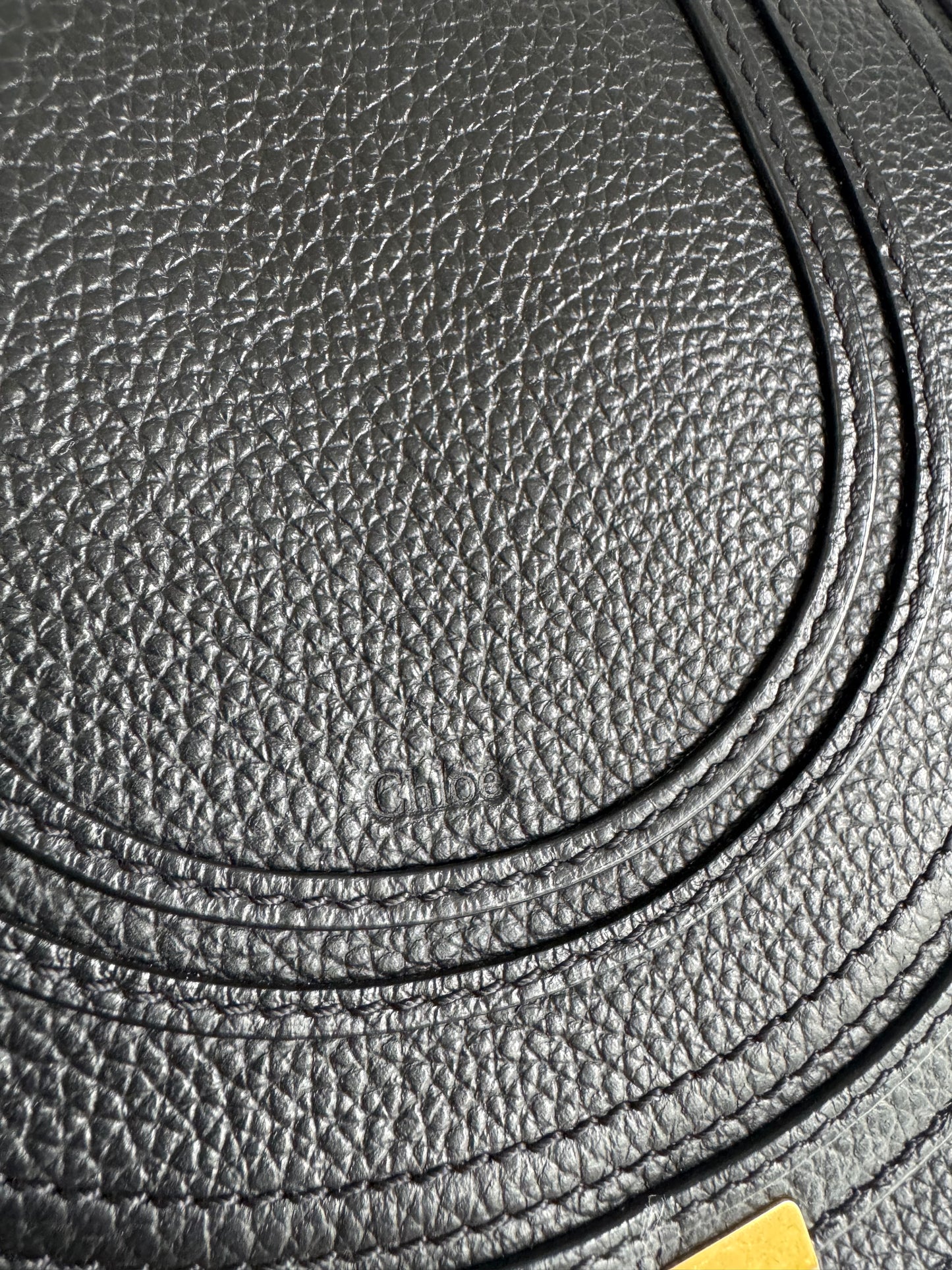 Chloé Small Marcie Saddle Bag - Black