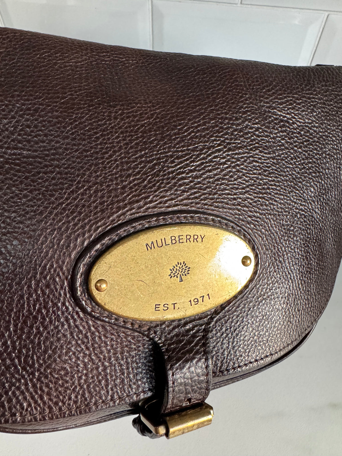 Mulberry Bonnie Satchel - Chocolate Brown