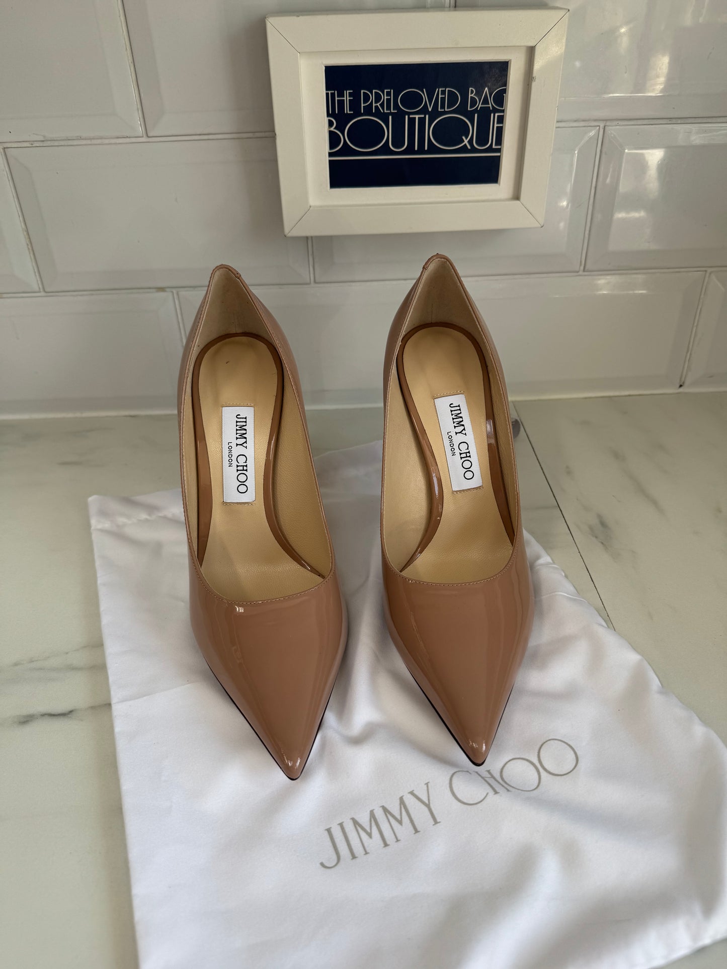 Jimmy Choo Love 100  Heels - Ballet Pink