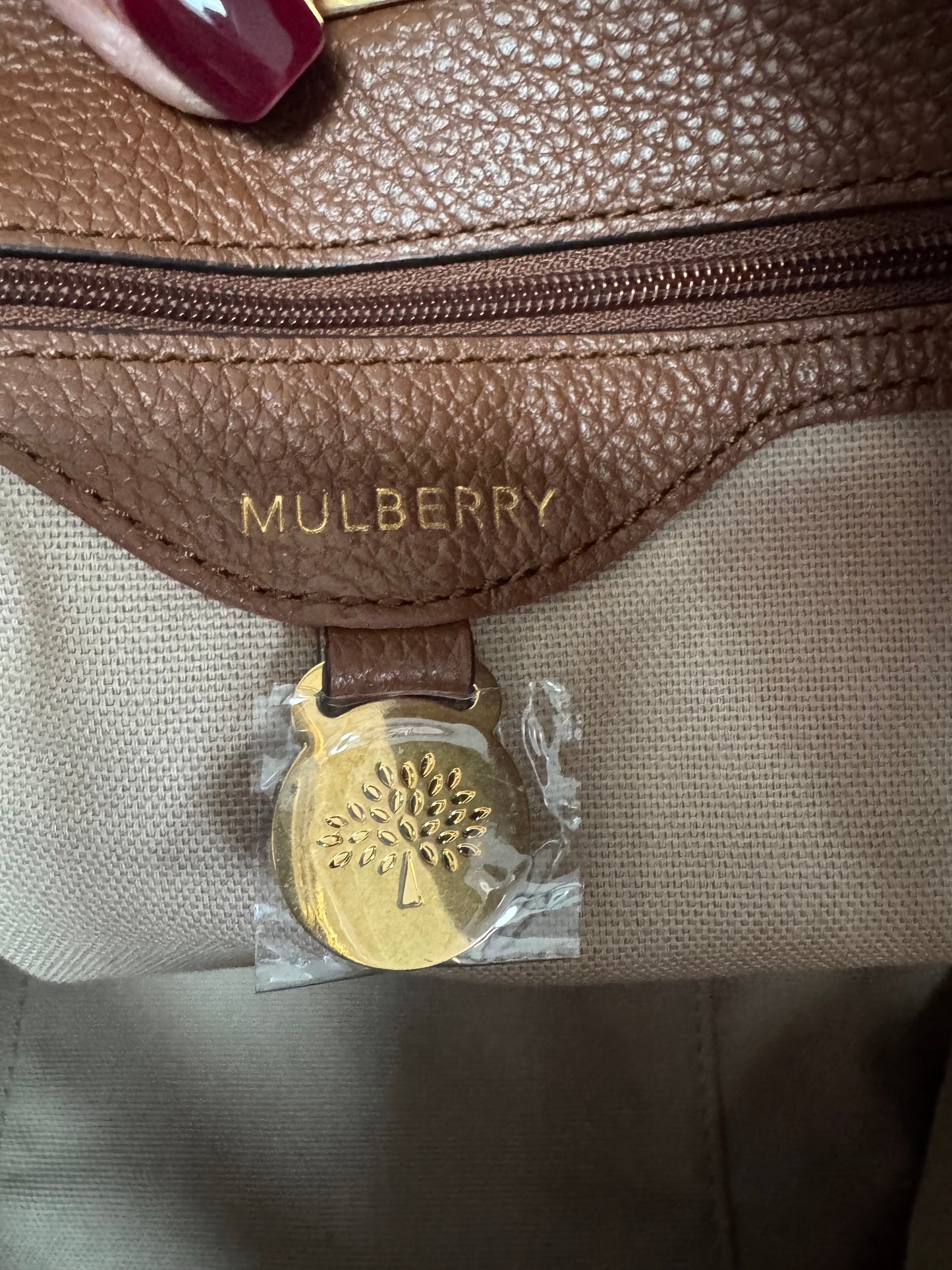 Mulberry Tessie Hobo - Oak