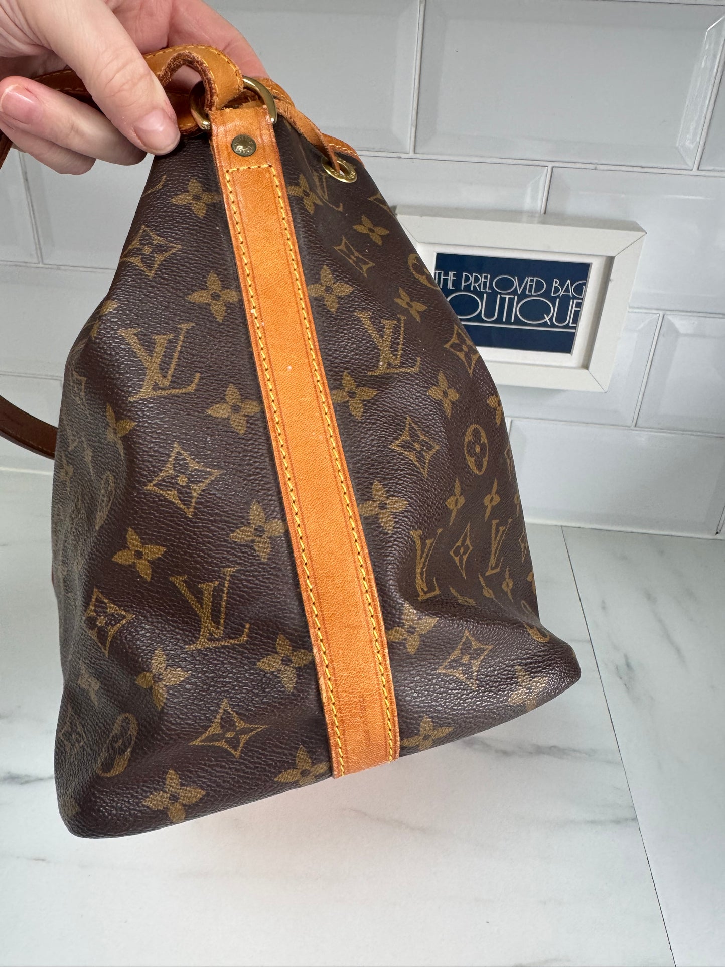 Louis Vuitton Petit Noe Bucket Bag - Monogram Brown