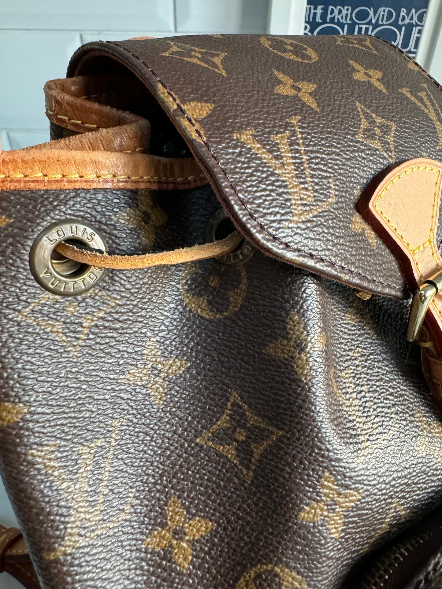 Louis Vuitton Vintage Montsouris Mini Backpack - Monogram