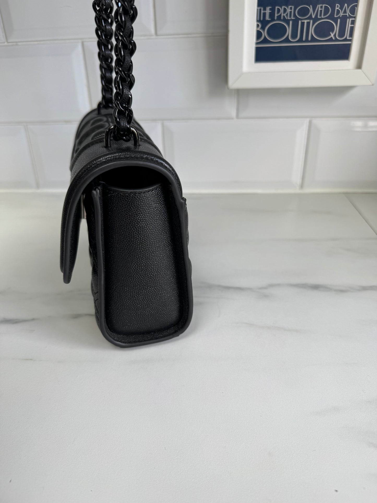 Tory Burch Fleming Shoulder Bag - Black