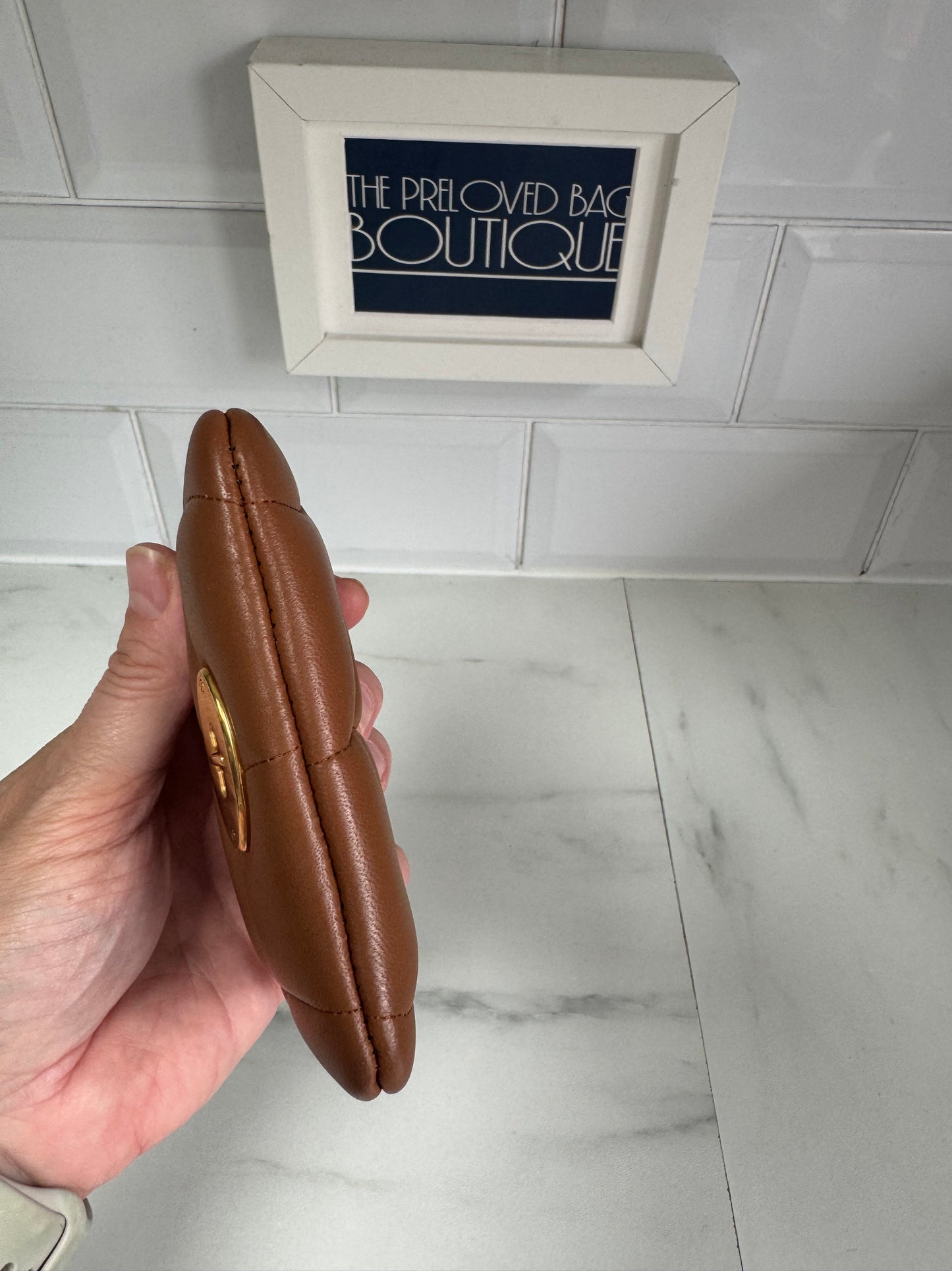 Mulberry Zipped Coin Purse - Tobacco