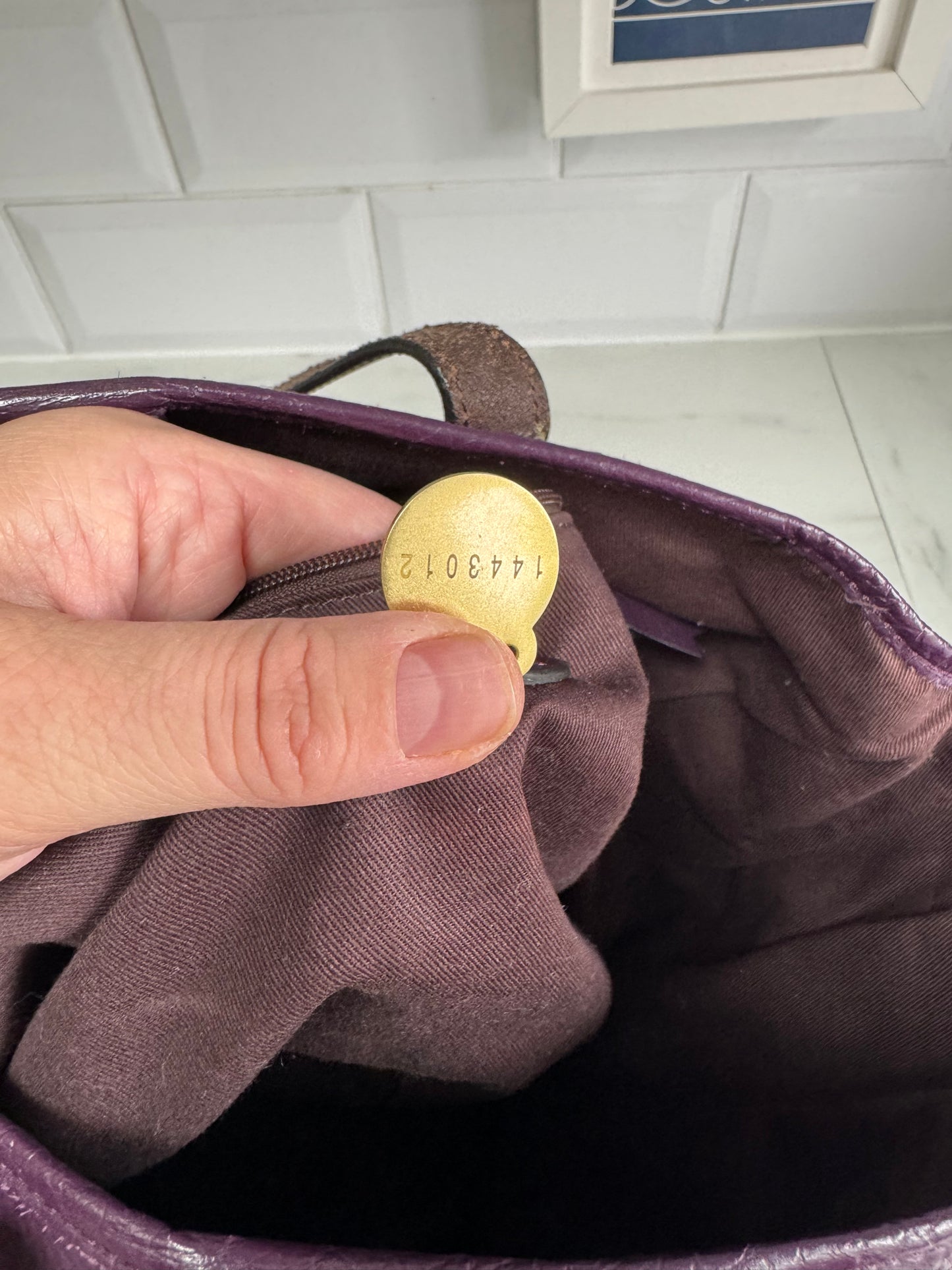 Mulberry Mitzy Tote - Eggplant
