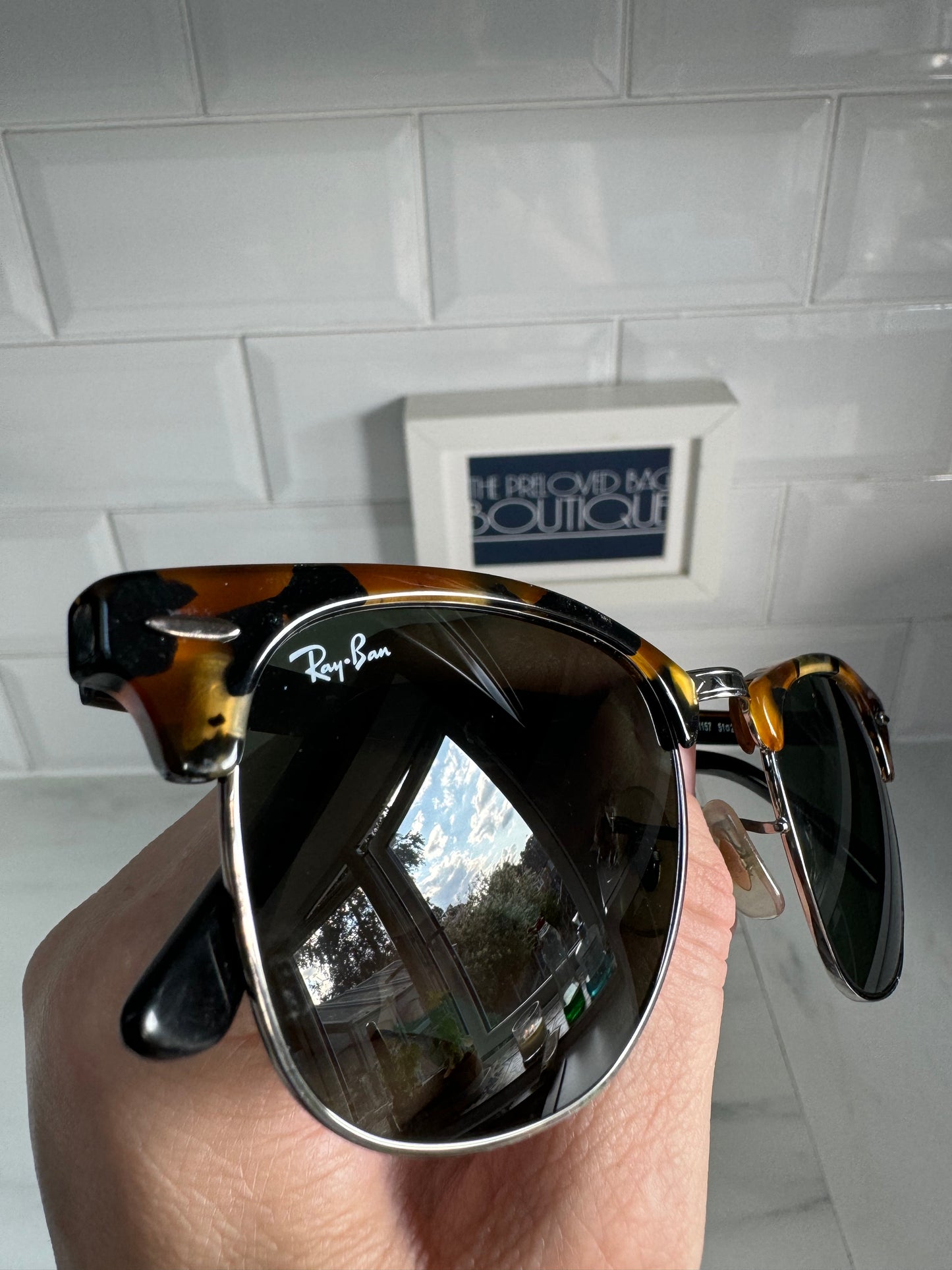 Ray Ban Clubmaster Sunglasses - Tortoiseshell