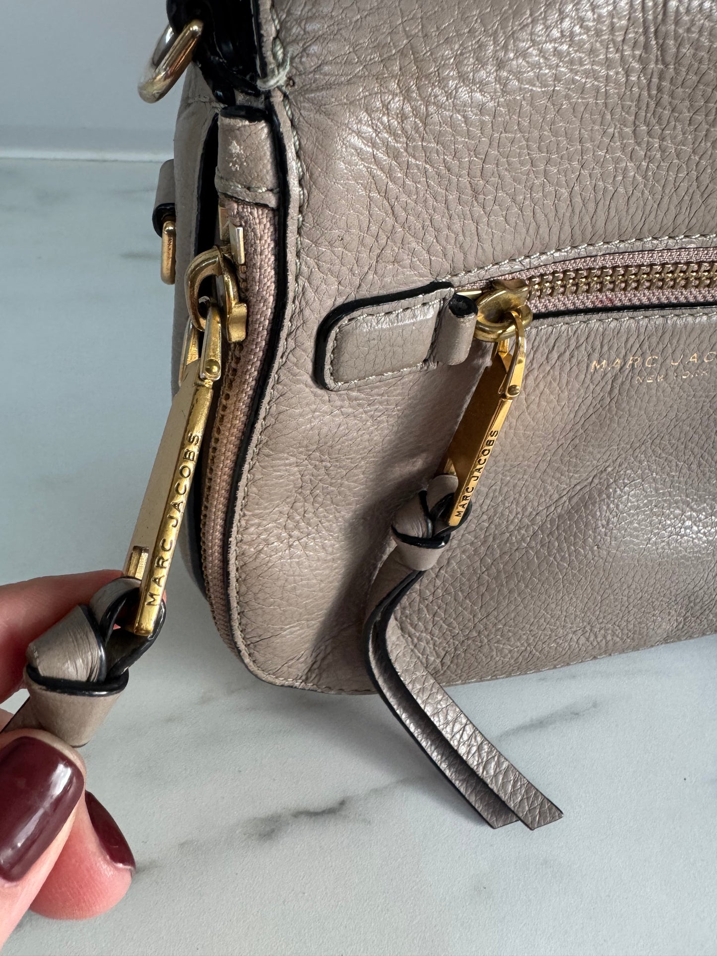 Marc Jacobs Nomad Recruit Small Saddle Bag - Grey
