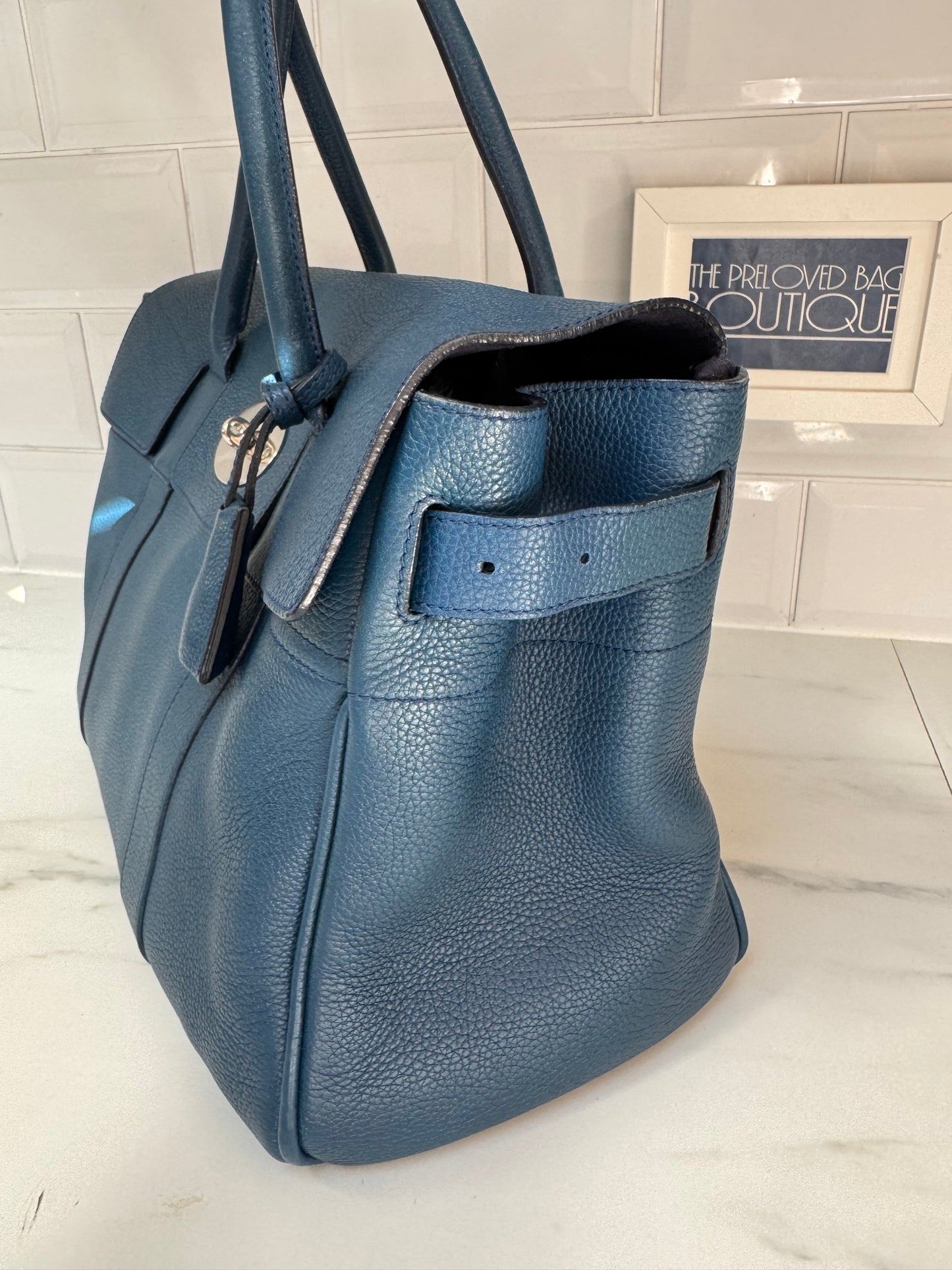 Mulberry Heritage Bayswater & Liner - Dark Blue