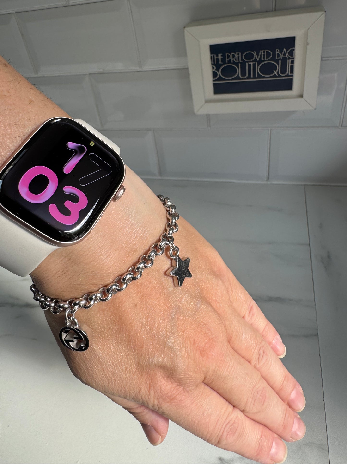 Gucci Charm Bracelet - Silver