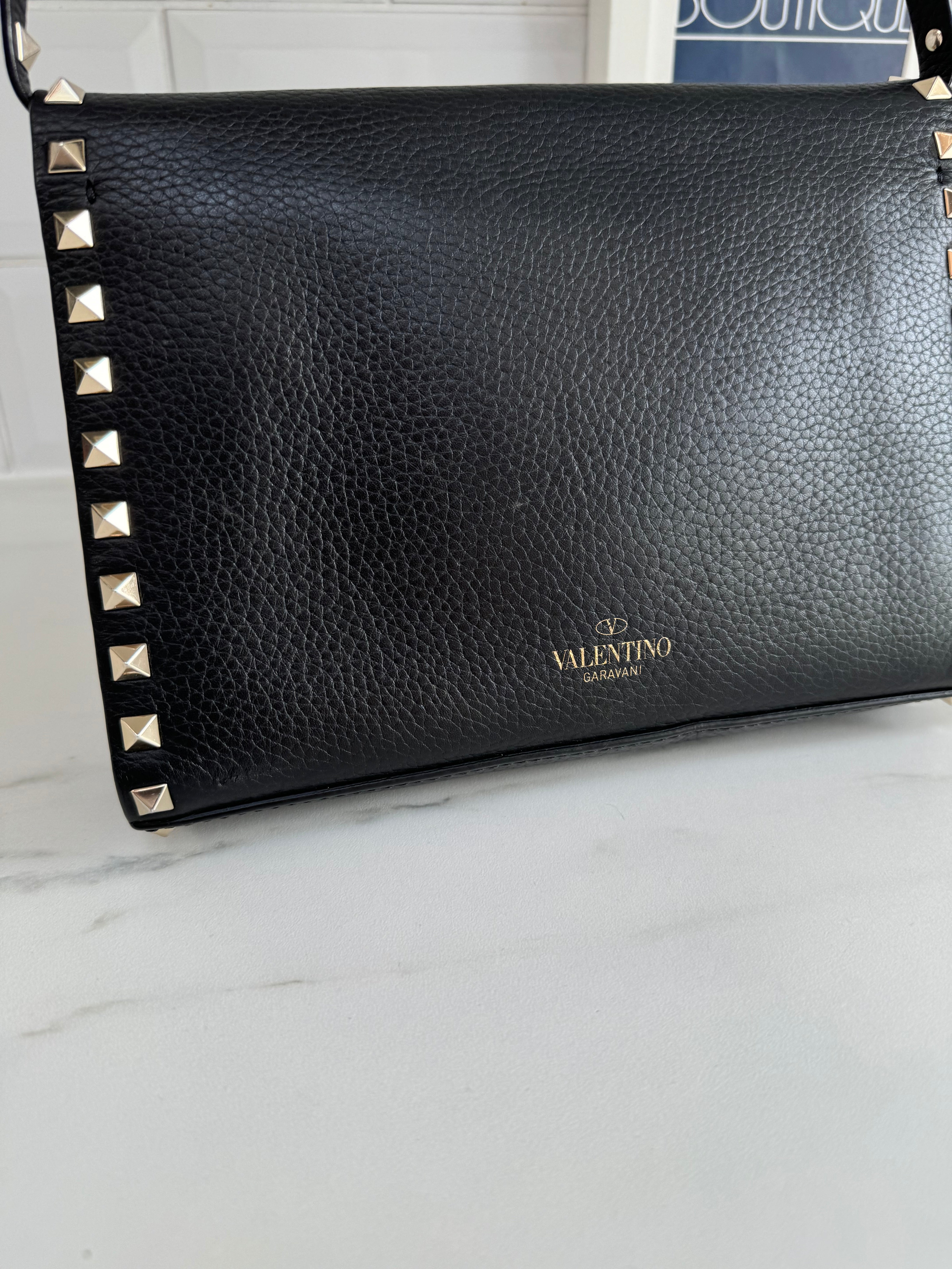 Studded valentino clutch bag online