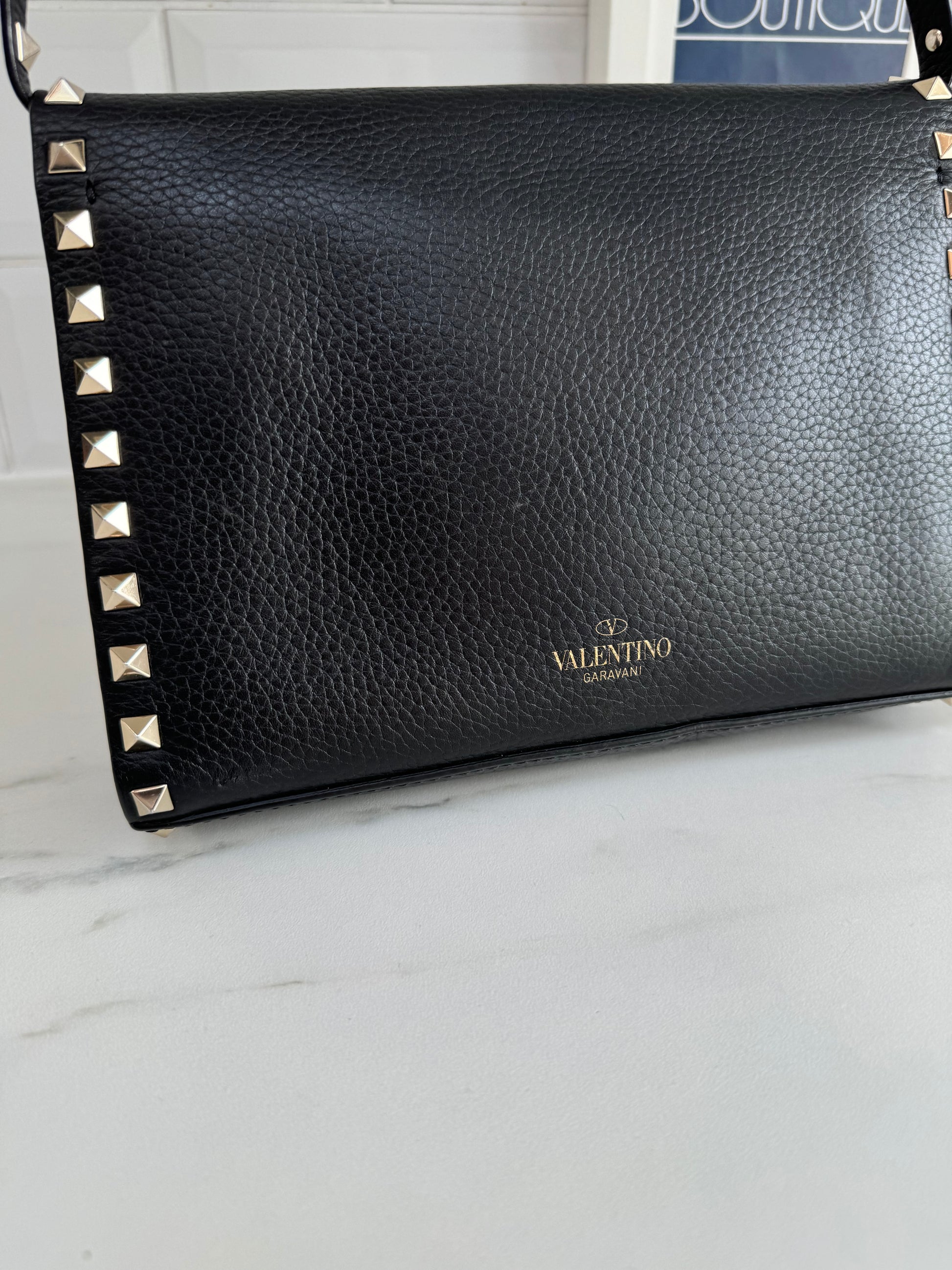 Leather Clutch Valentino Stud Clutch Bag Rockstud Spike Leather