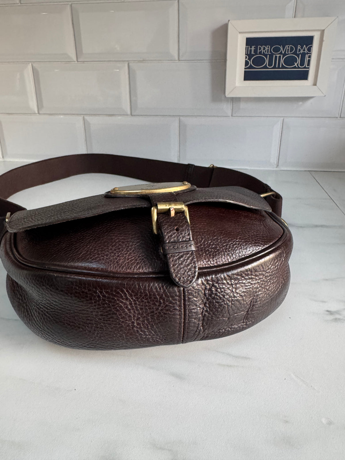 Mulberry Bonnie Satchel - Chocolate Brown