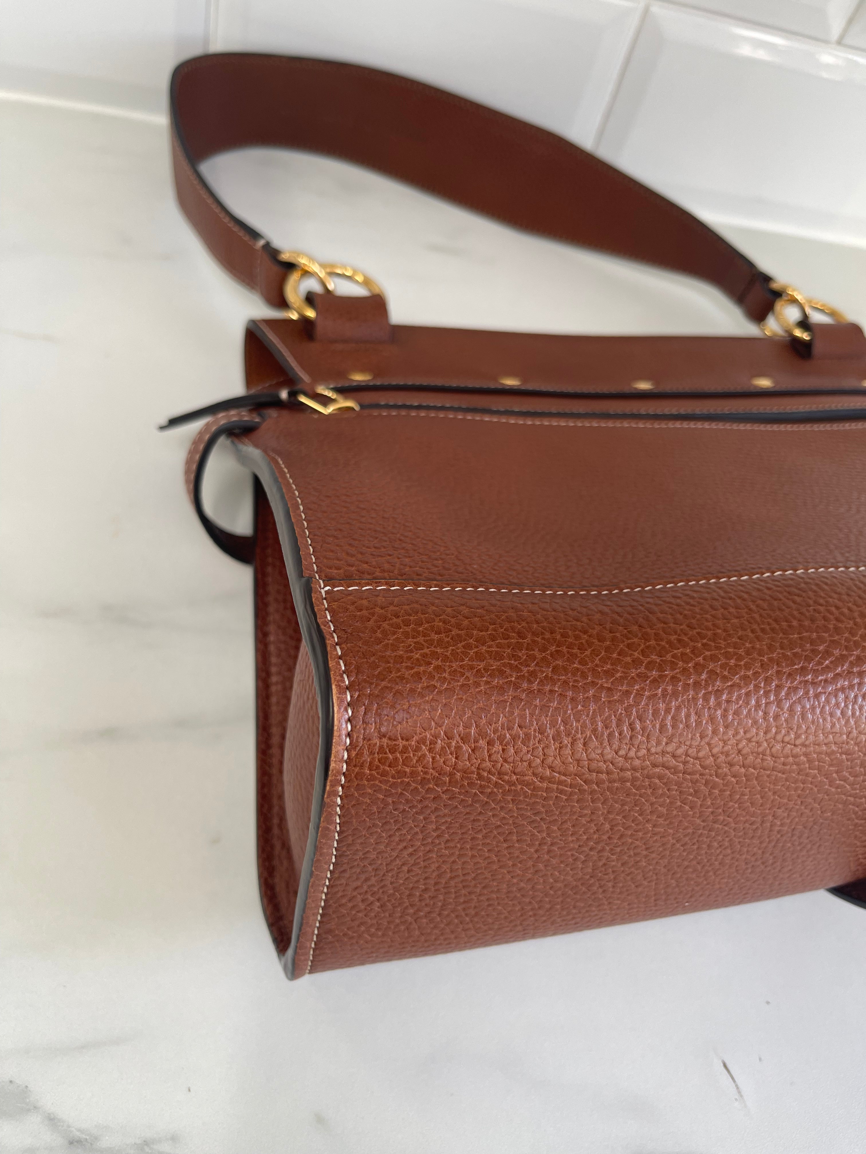 Mulberry Chiltern Satchel Oak The Preloved Bag Boutique