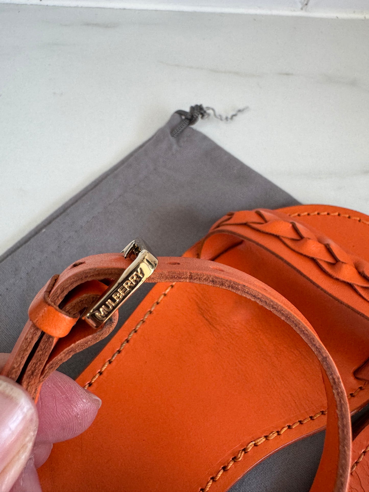 Mulberry Sandals - Mandarin