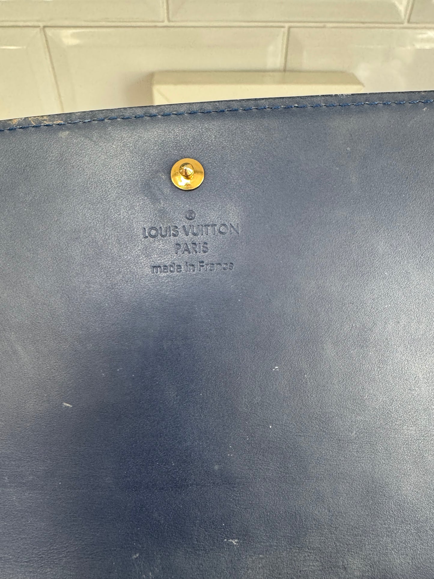 Louis Vuitton Monogram Vernis Chaine Wallet - Grand Bleu