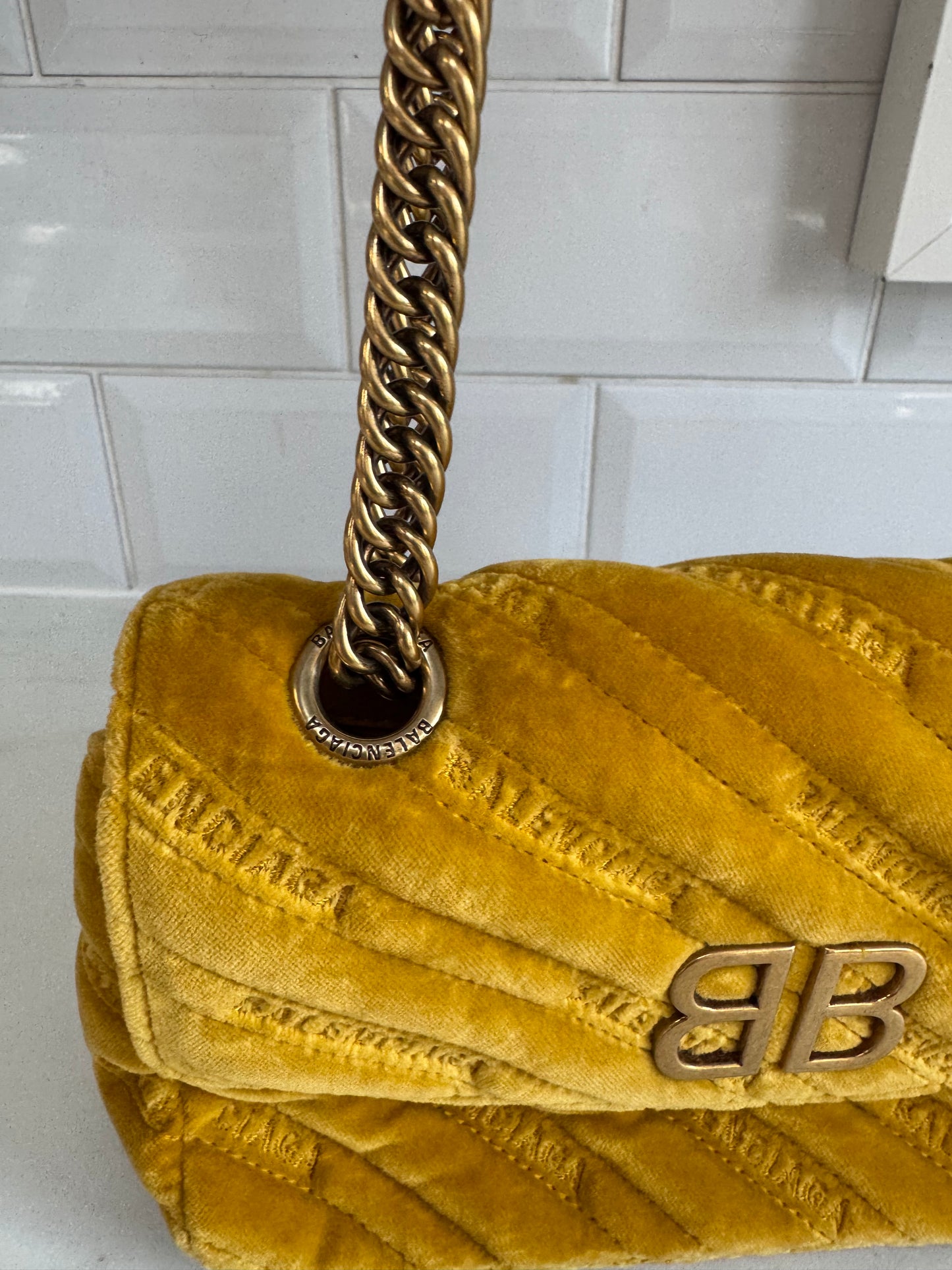 Balenciaga Camera Bag - Ochre/Mustard