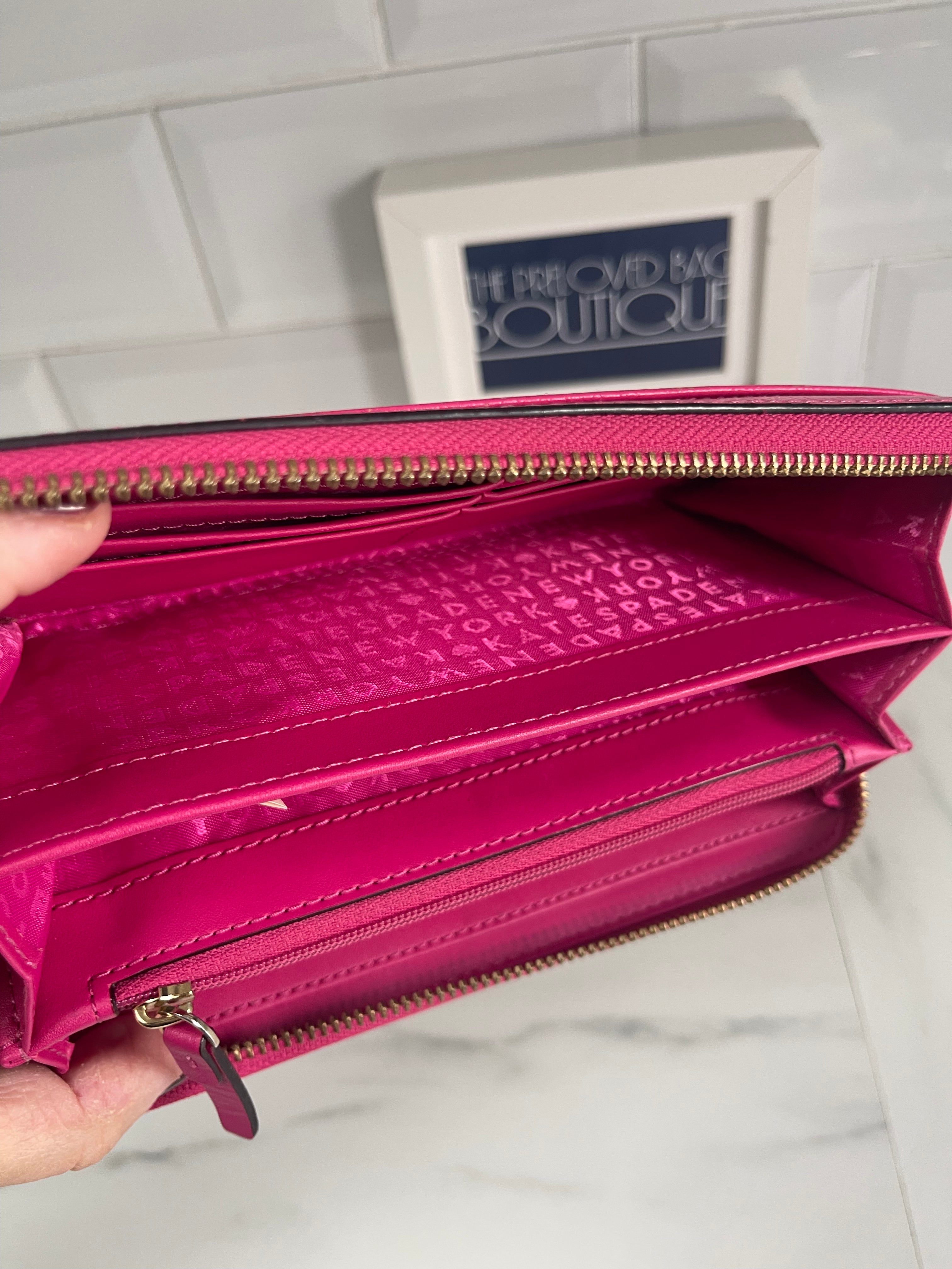 Kate Spade Long Zip Around wallet Pink