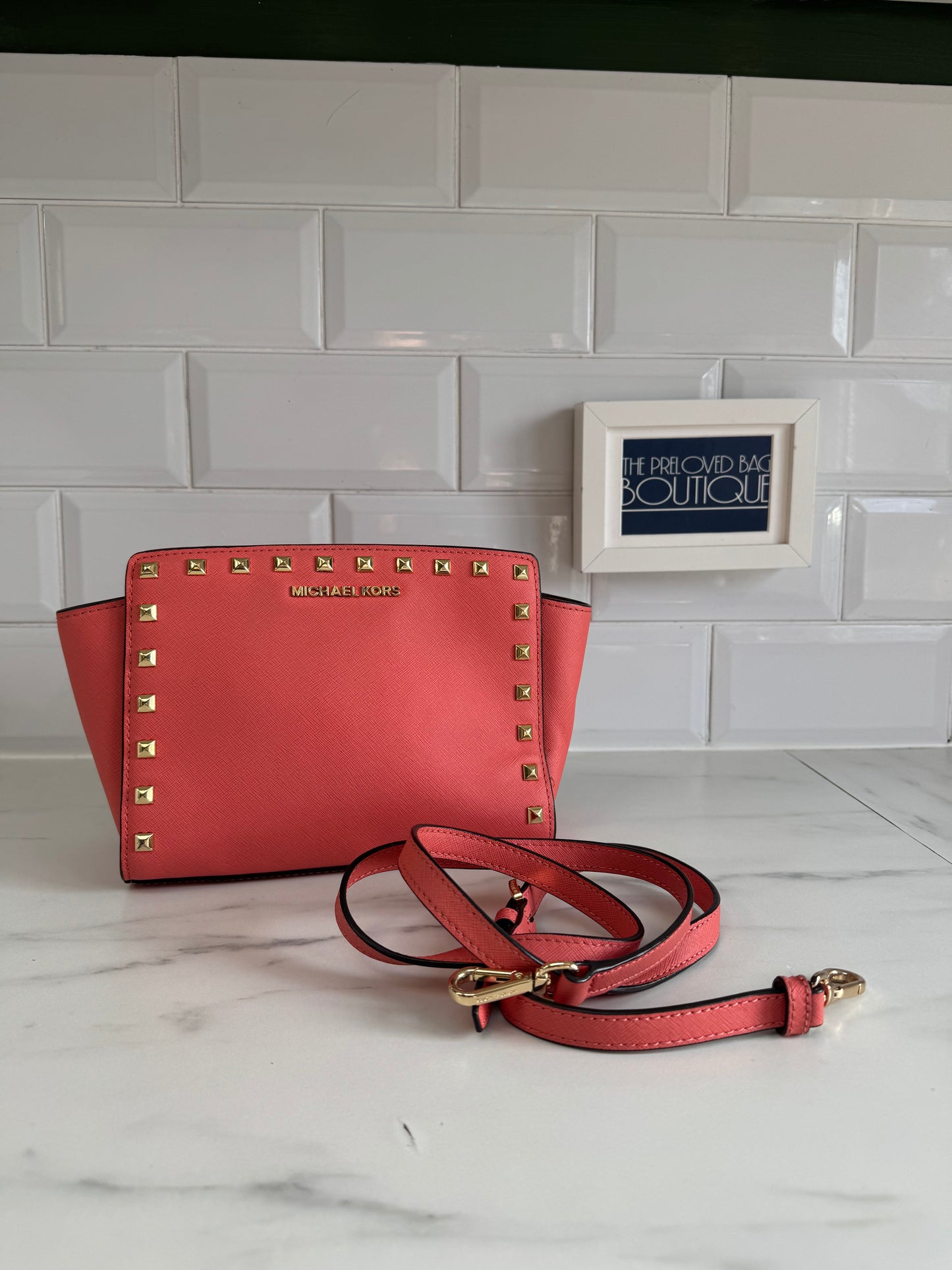 Michael Kors Selma Bag - Coral