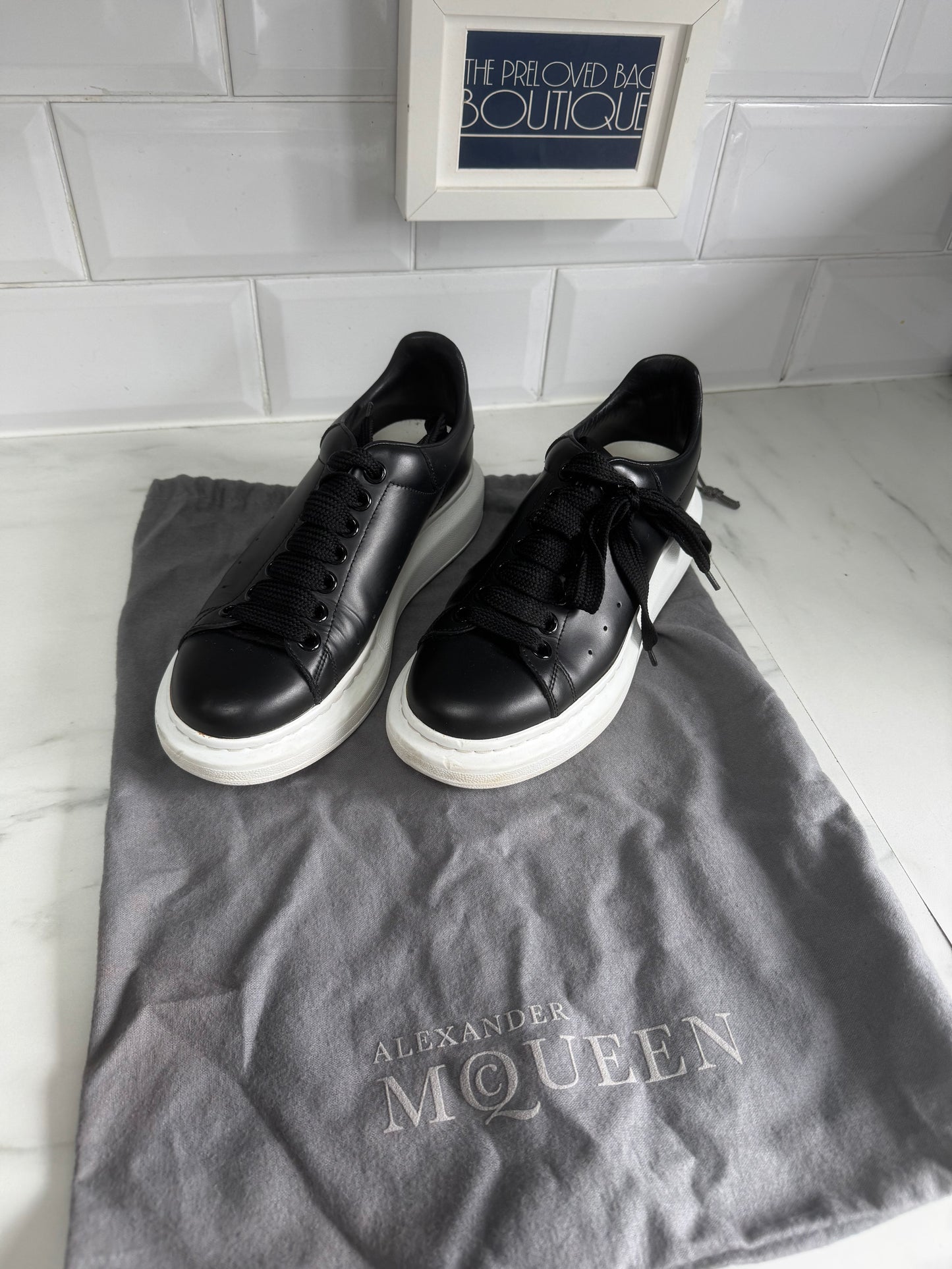 Alexander McQueen Sneakers - Black and White
