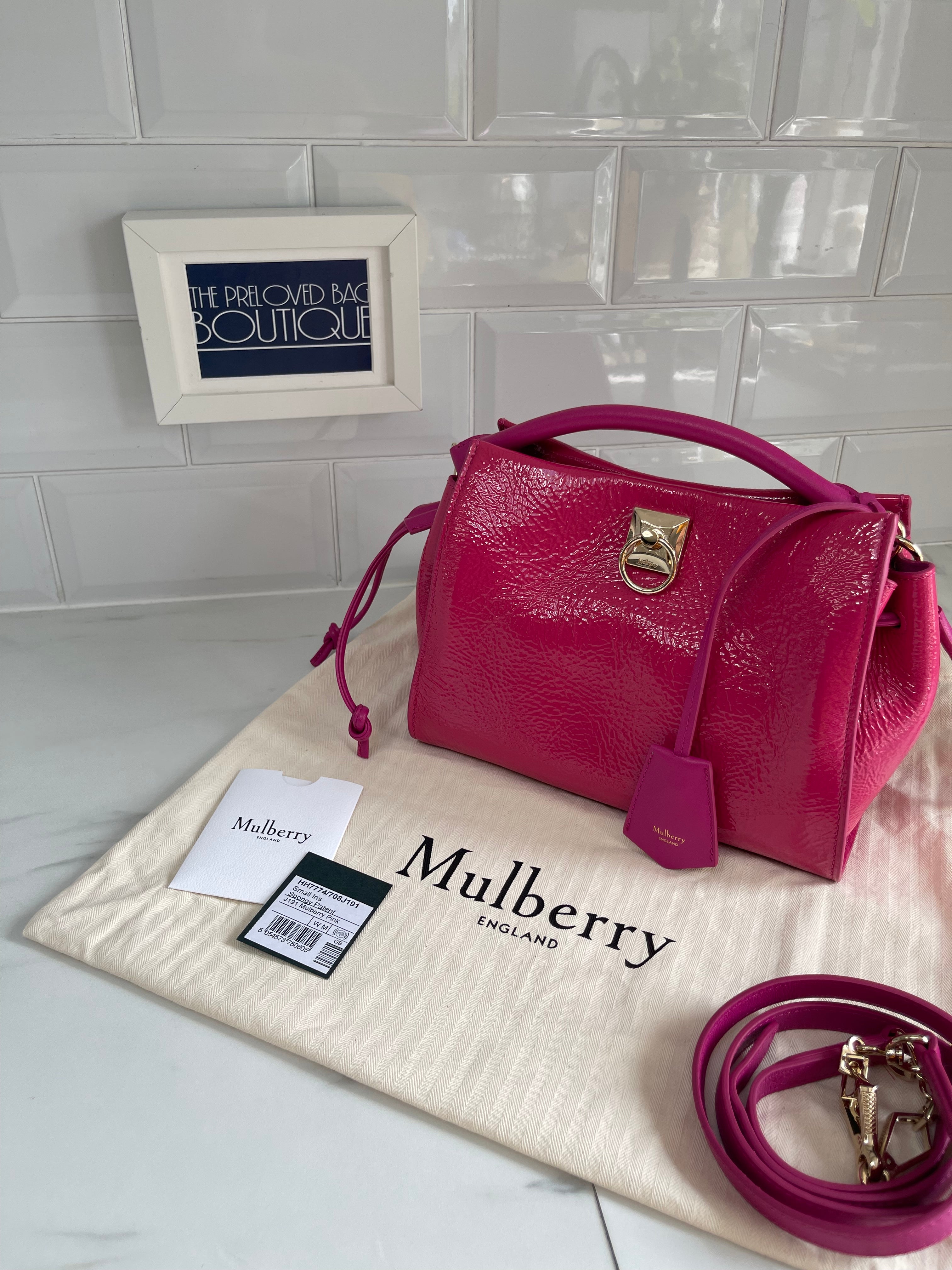 Mulberry Iris - Pink Crossbody Bags, Handbags - MUL35990 | The RealReal