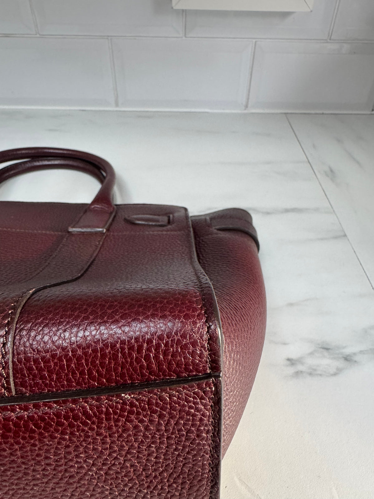 Mulberry Small Zipped Bayswater - Oxblood