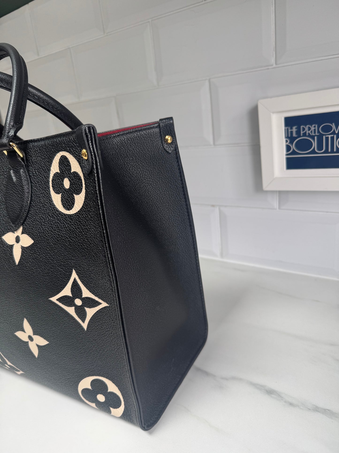 Louis Vuitton OnTheGo MM Bicolor Monogram Emperiente - Black and White