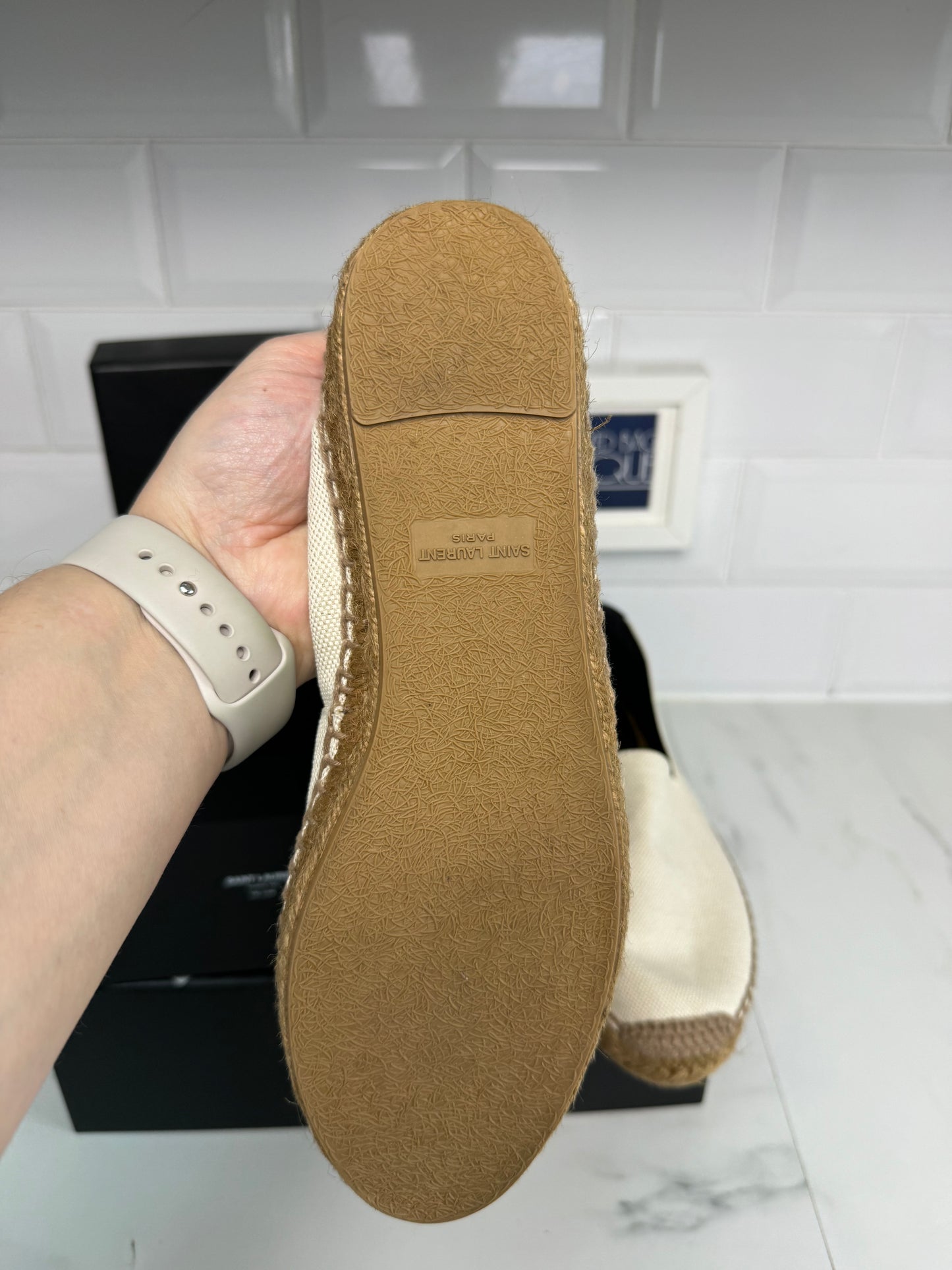 Saint Laurent Espadrilles - Cream