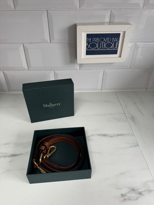 Mulberry Leather Strap - Oak