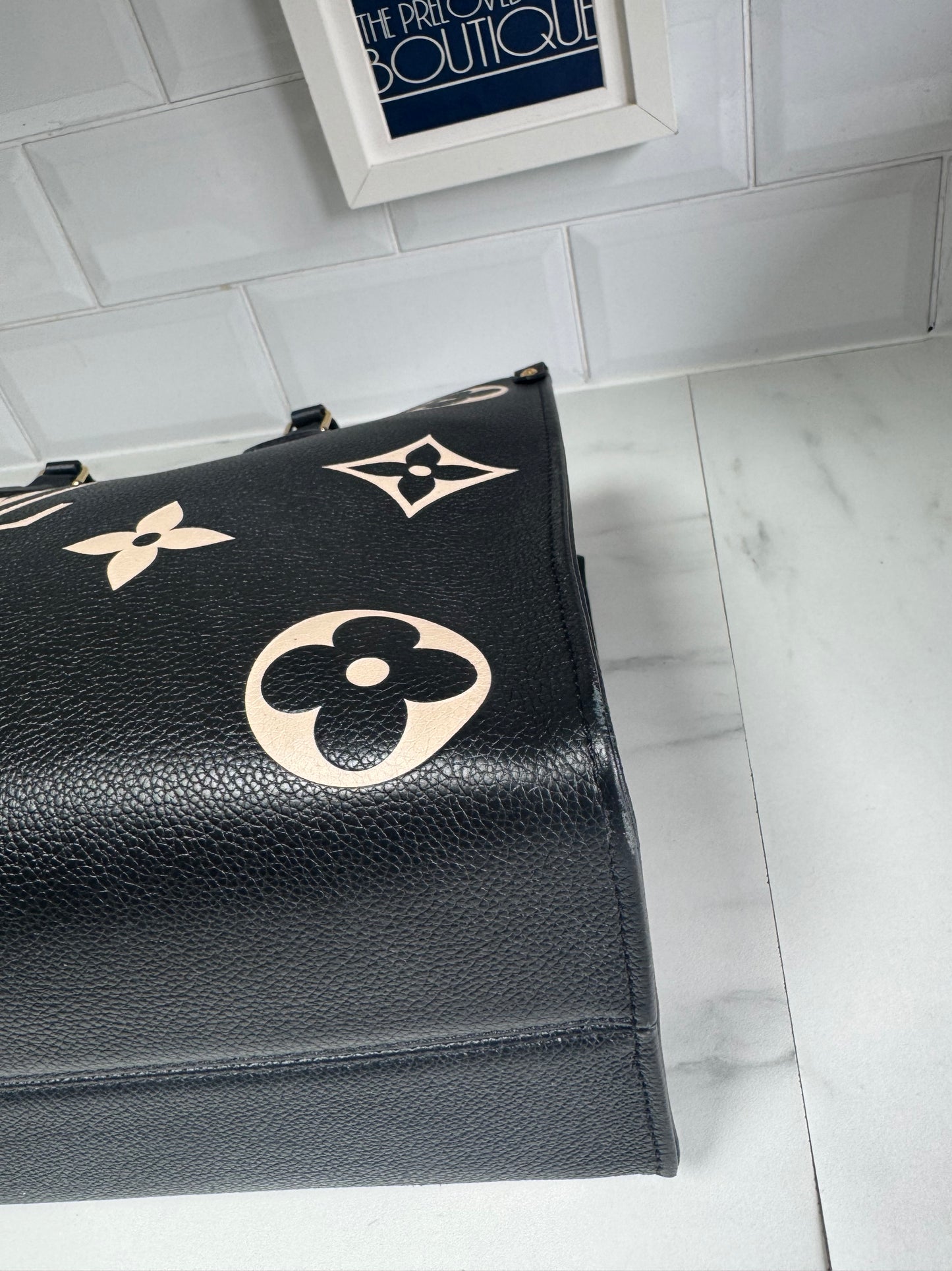 Louis Vuitton OnTheGo MM Bicolor Monogram Emperiente - Black and White