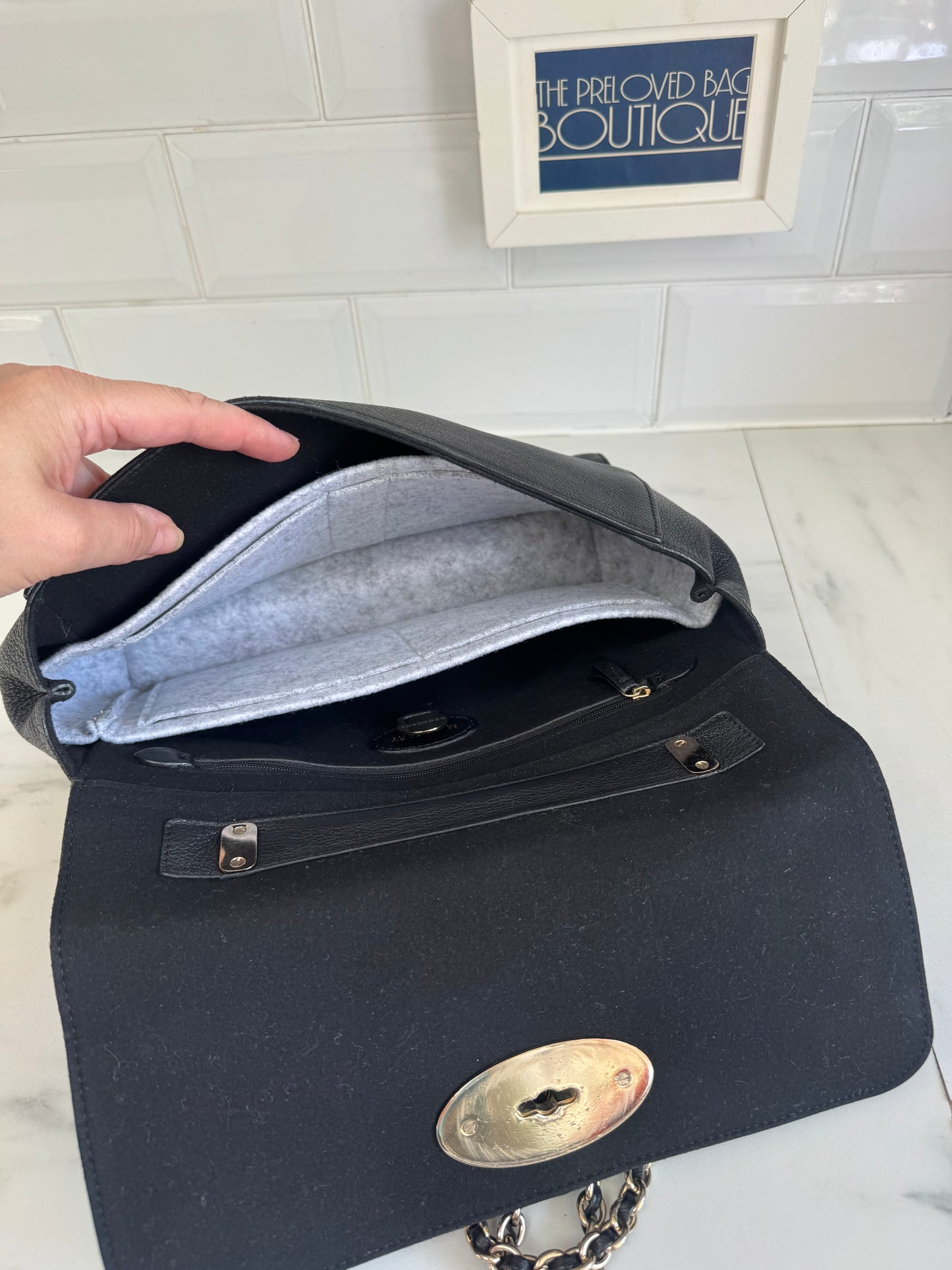 Mulberry Medium Lily - Black