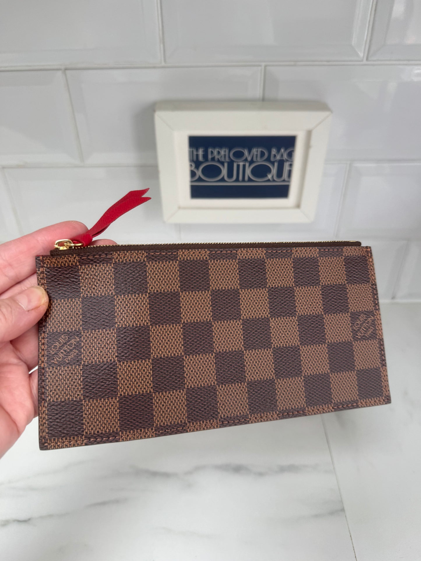Louis Vuitton Felice Zip top Pouch - Damier Ebene