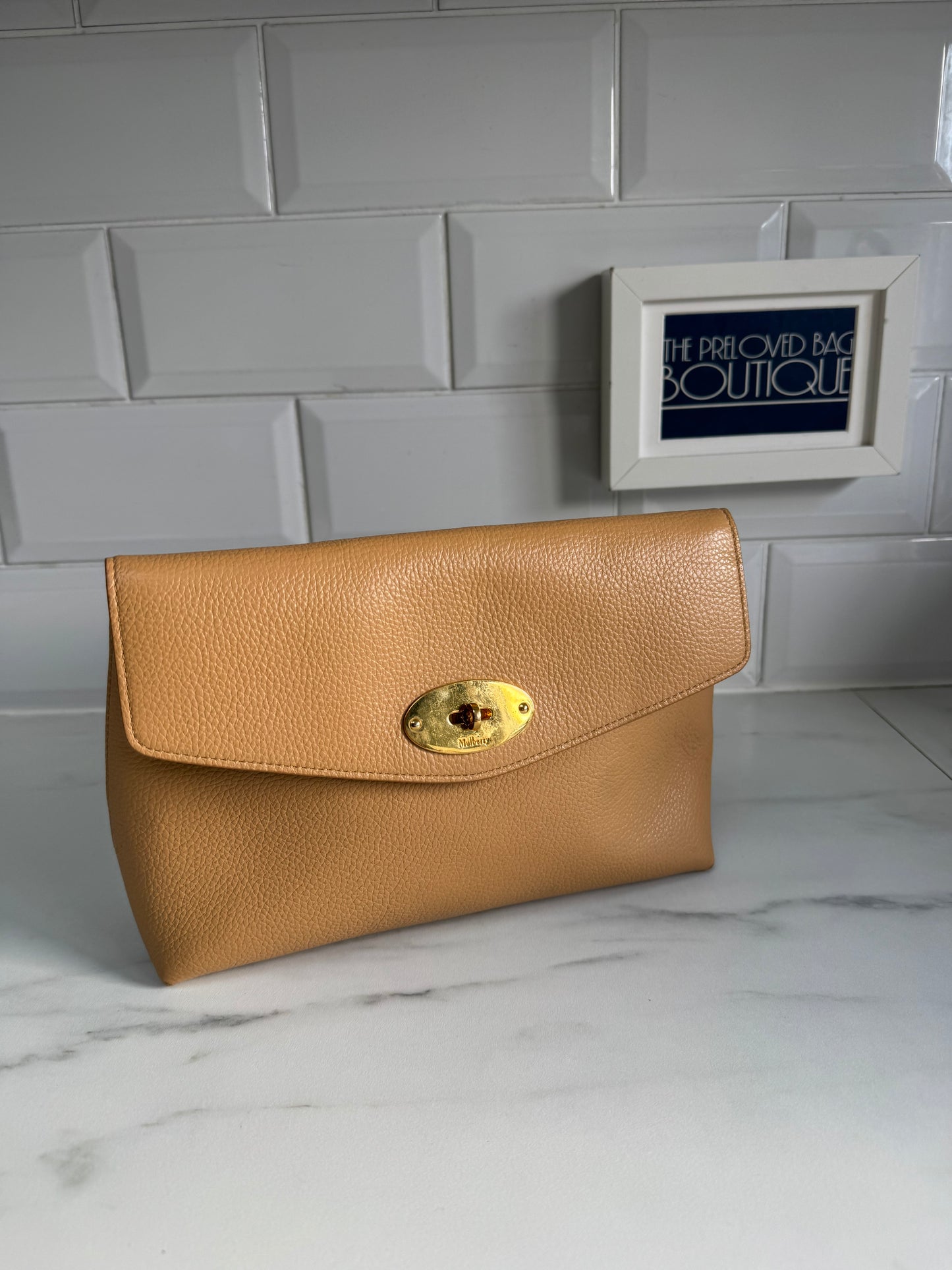 Mulberry Darley Cosmetic Pouch - Deer Brown
