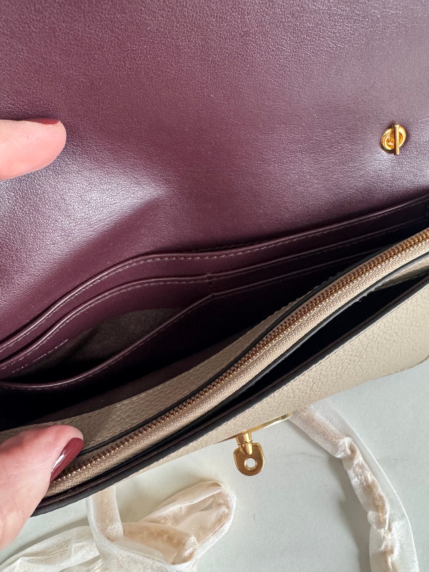 Mulberry Bayswater Clutch - Dune