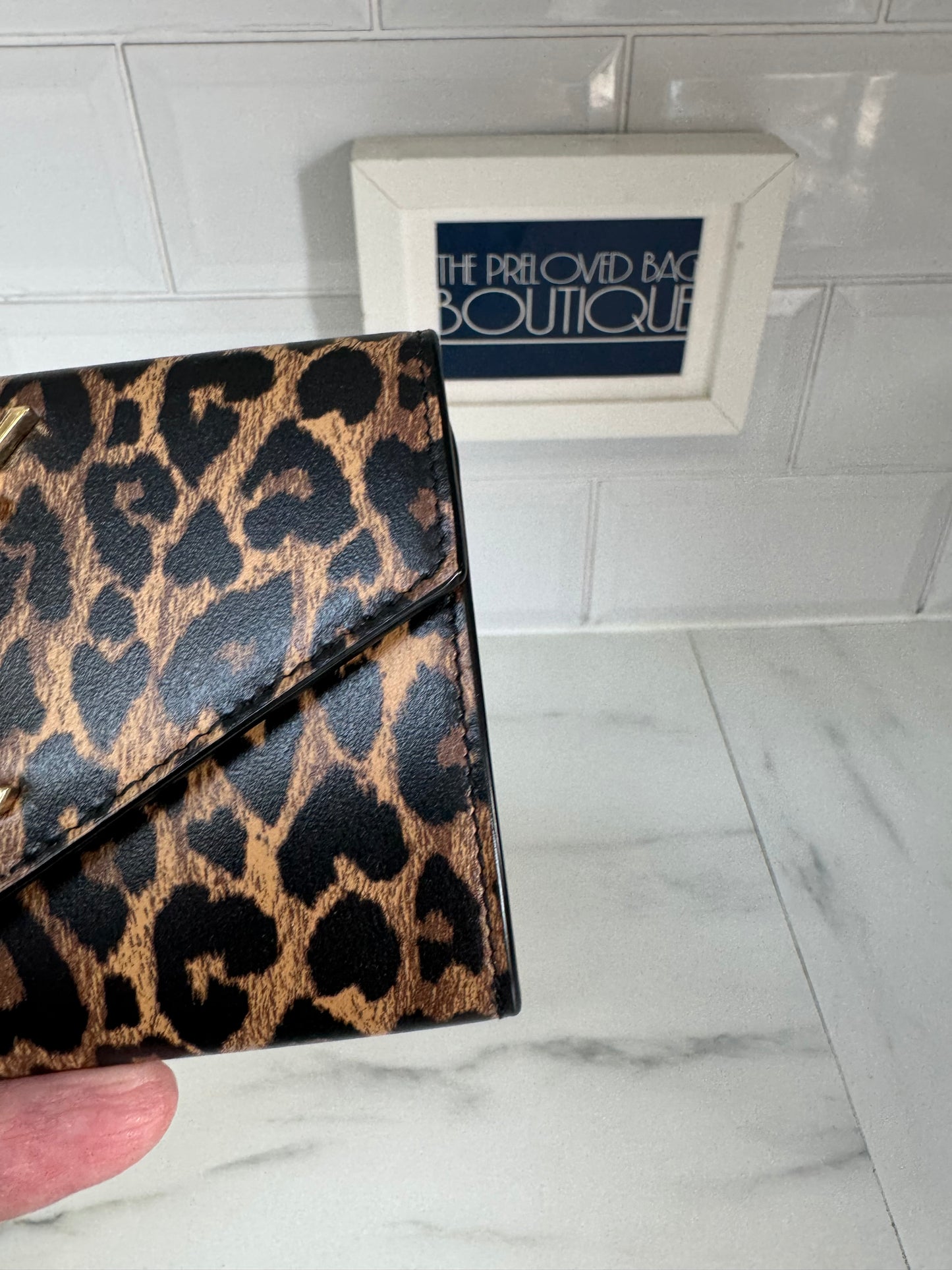 Saint Laurent (YSL) Card Holder - Animal Print