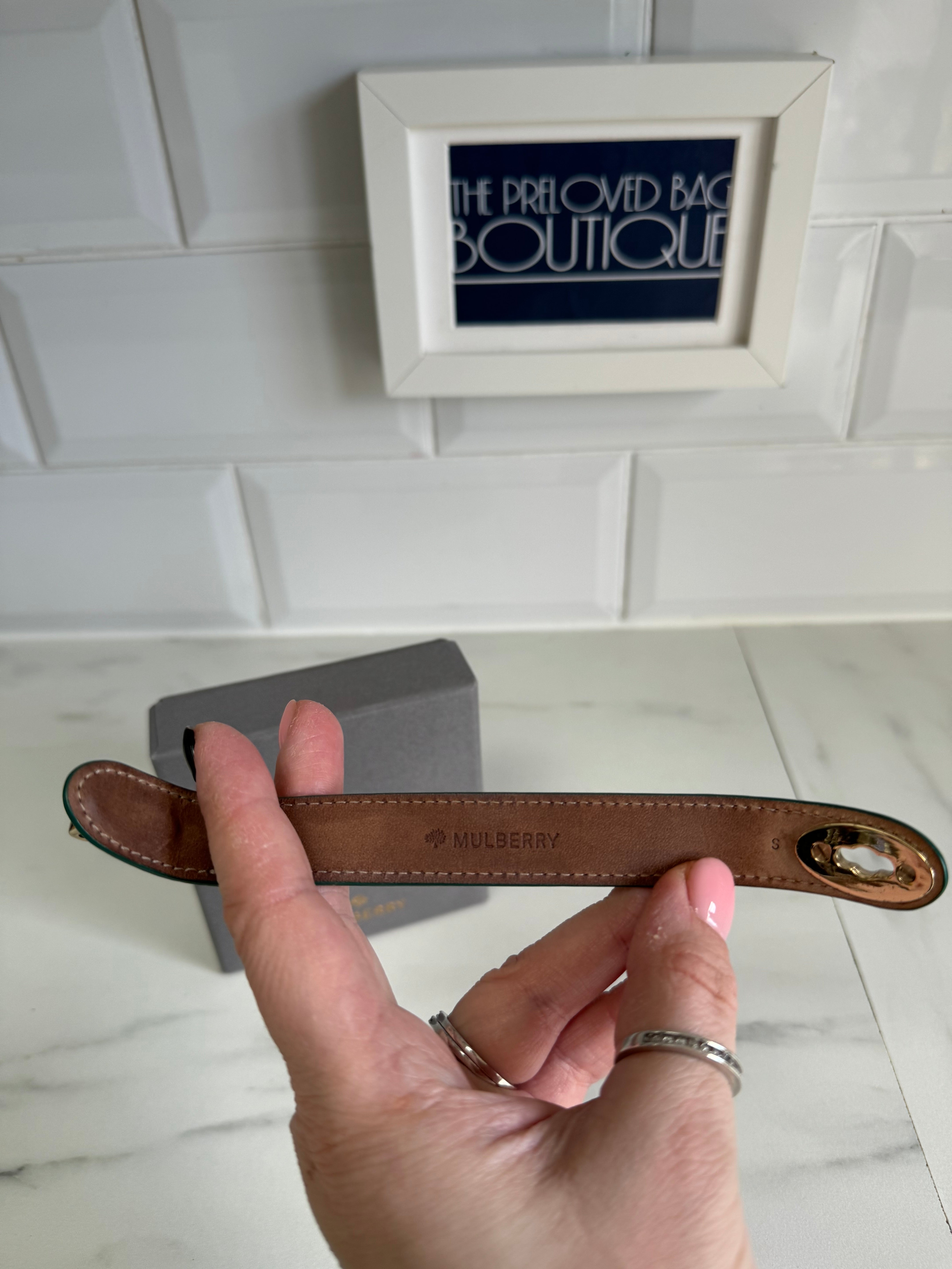 Mulberry bayswater leather discount bracelet