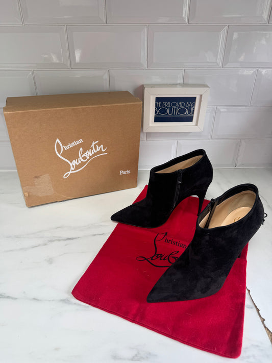 Christian Louboutin Gorgona 100 Shoe Boots - black